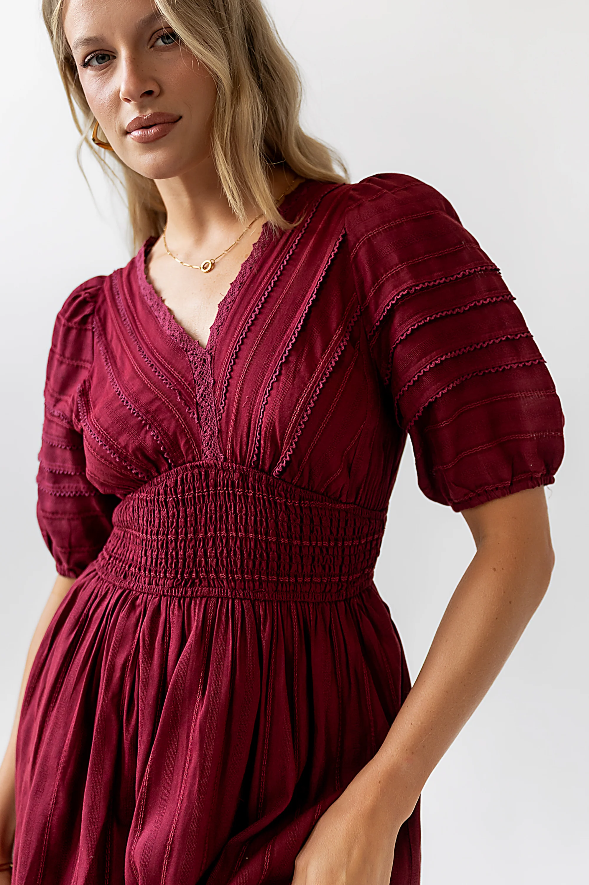 Tammia Ric Rac Midi Dress - FINAL SALE - Image 7
