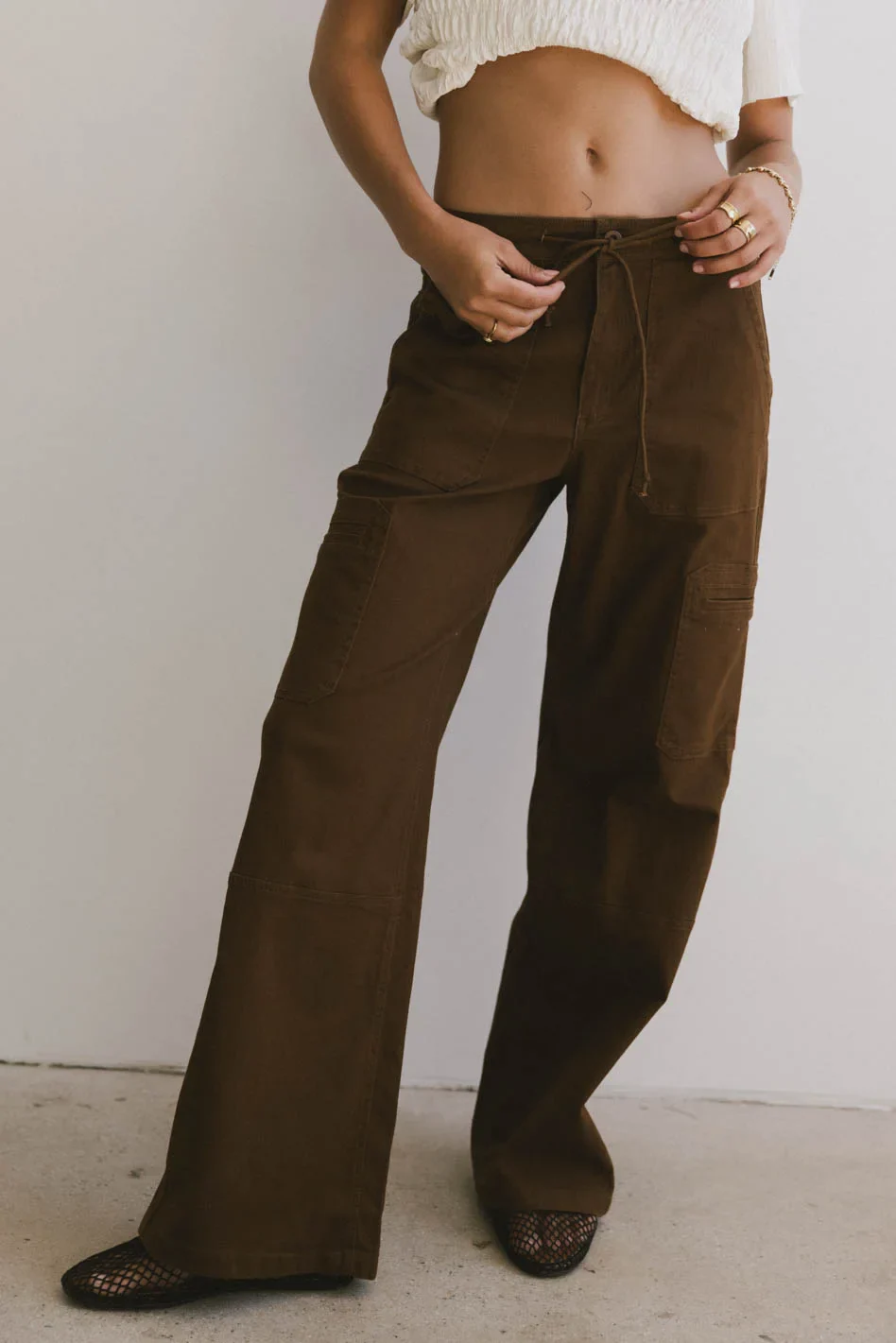Tandry Cargo Pants in Brown - FINAL SALE - Image 4