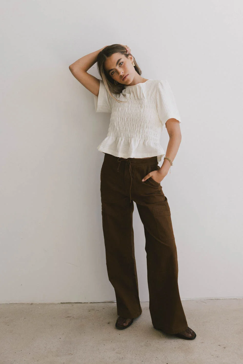 Tandry Cargo Pants in Brown - FINAL SALE - Image 5
