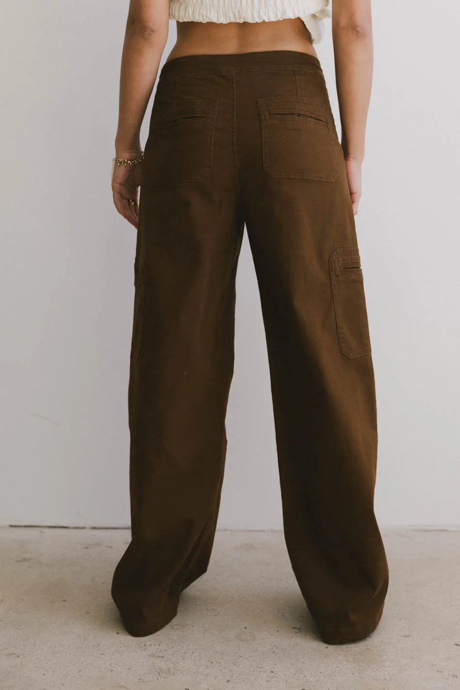 Tandry Cargo Pants in Brown - FINAL SALE - Image 7