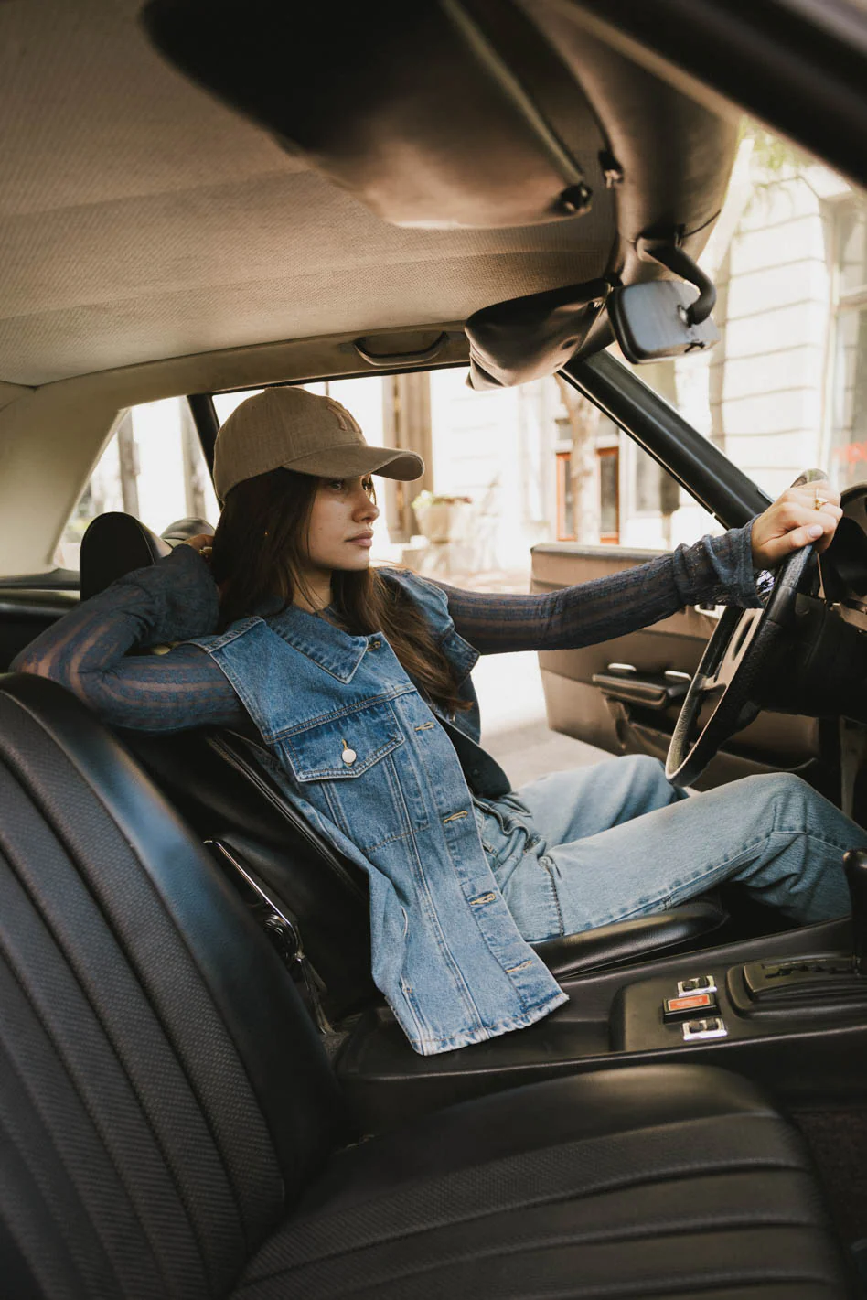 Taylor Denim Vest in Medium Wash - FINAL SALE - Image 8