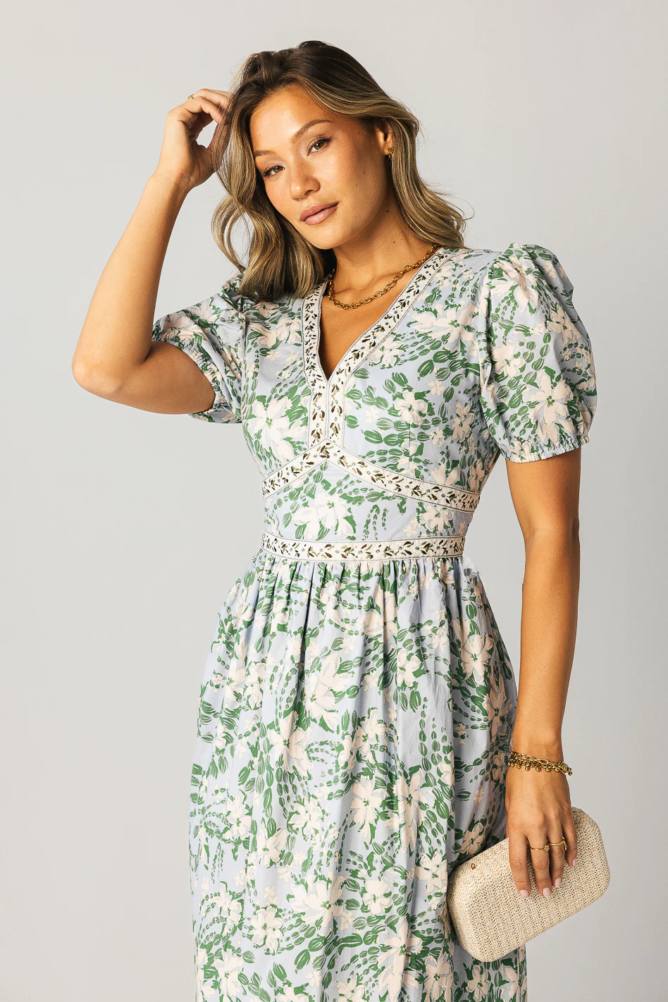 Teo Floral Maxi Dress - FINAL SALE - Image 3