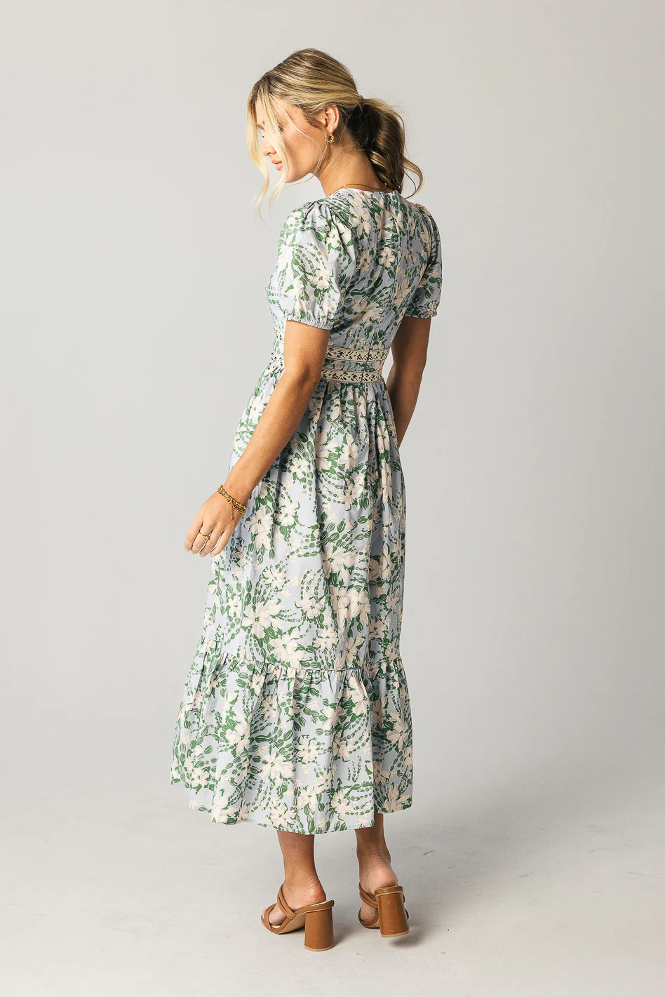 Teo Floral Maxi Dress - FINAL SALE - Image 9