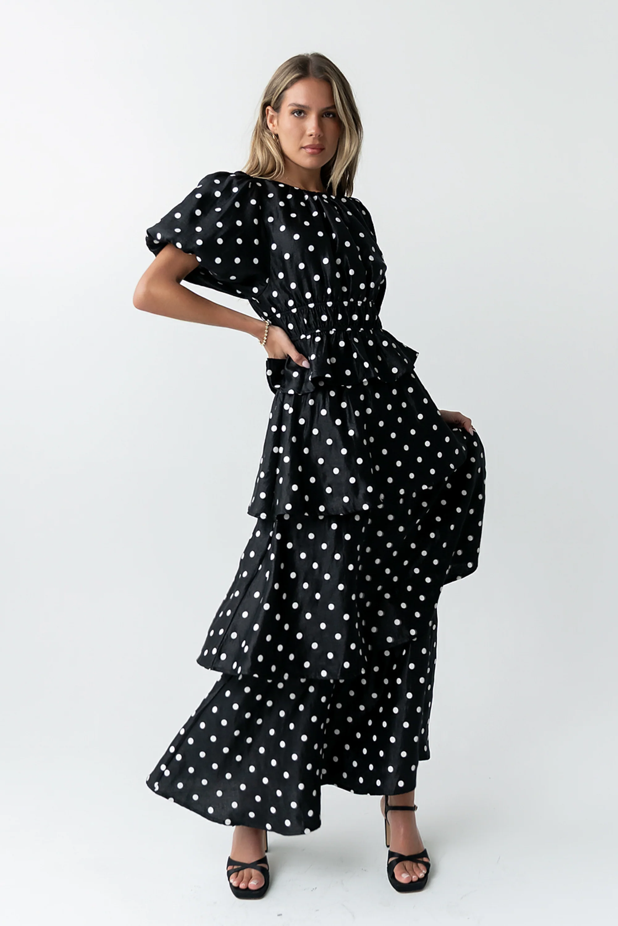 Terri Polka Dot Maxi Skirt - FINAL SALE - Image 2