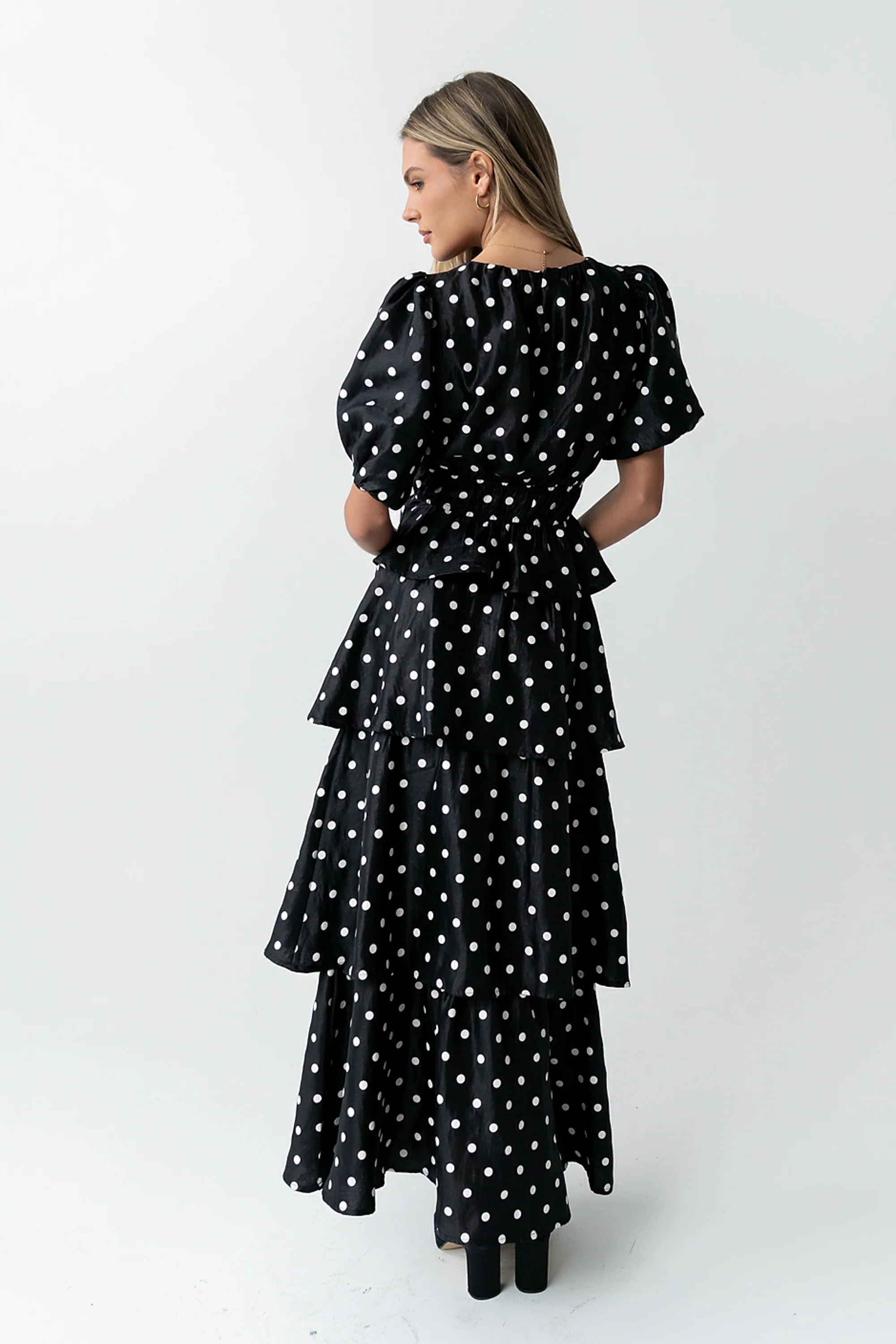 Terri Polka Dot Maxi Skirt - FINAL SALE - Image 3