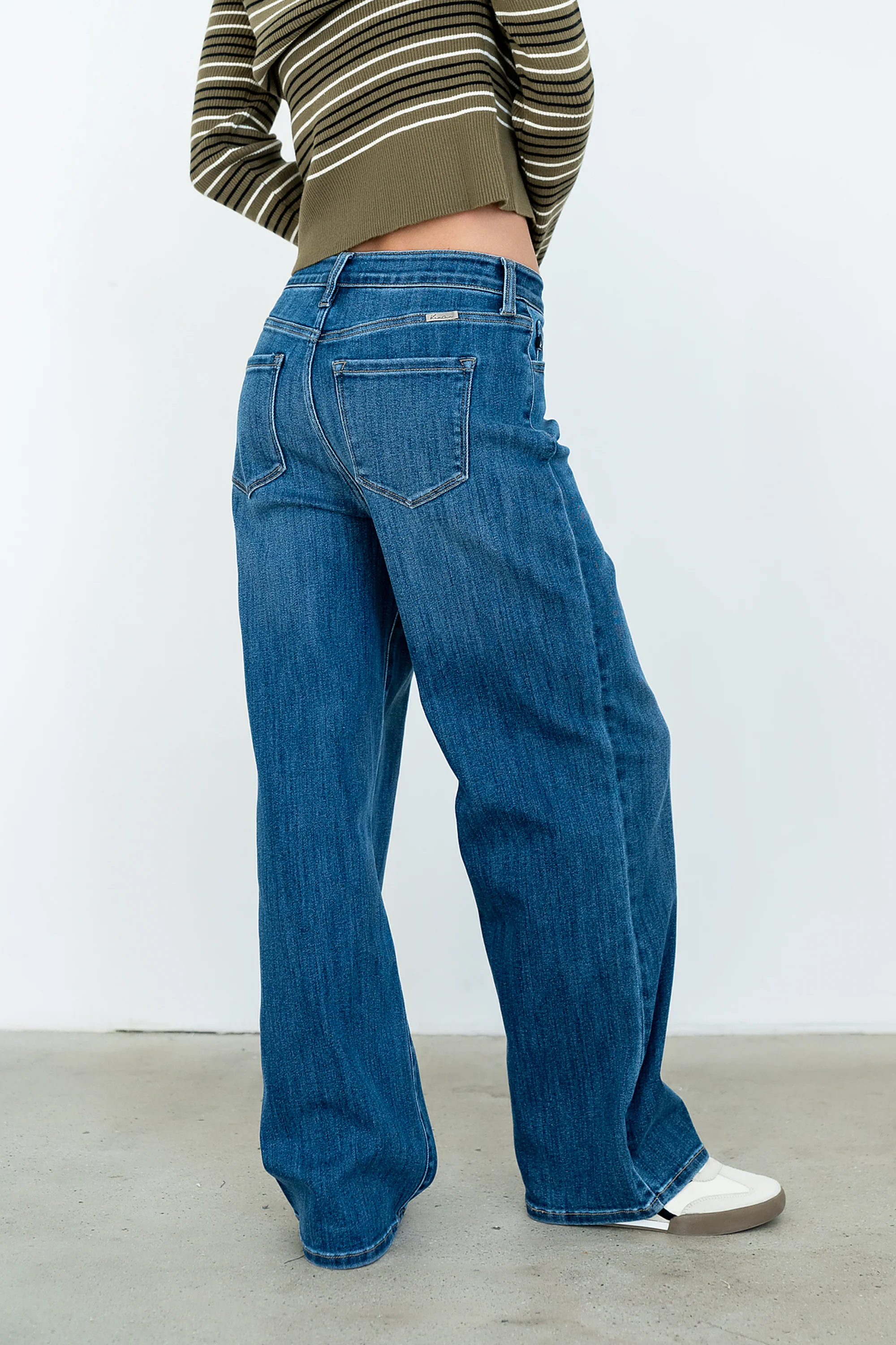 Terry Wide Leg Jeans - Image 3