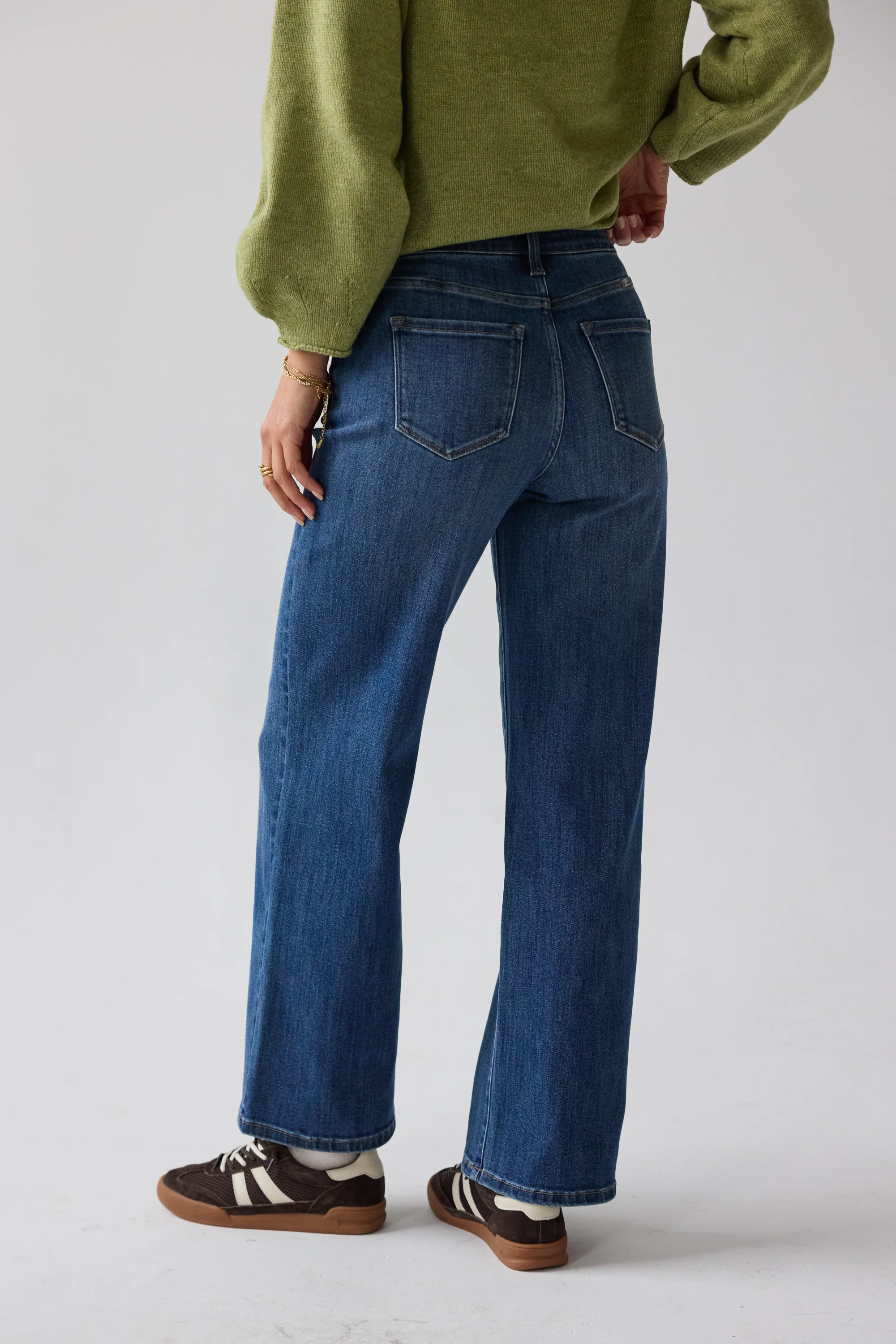 Terry Wide Leg Jeans - Image 8