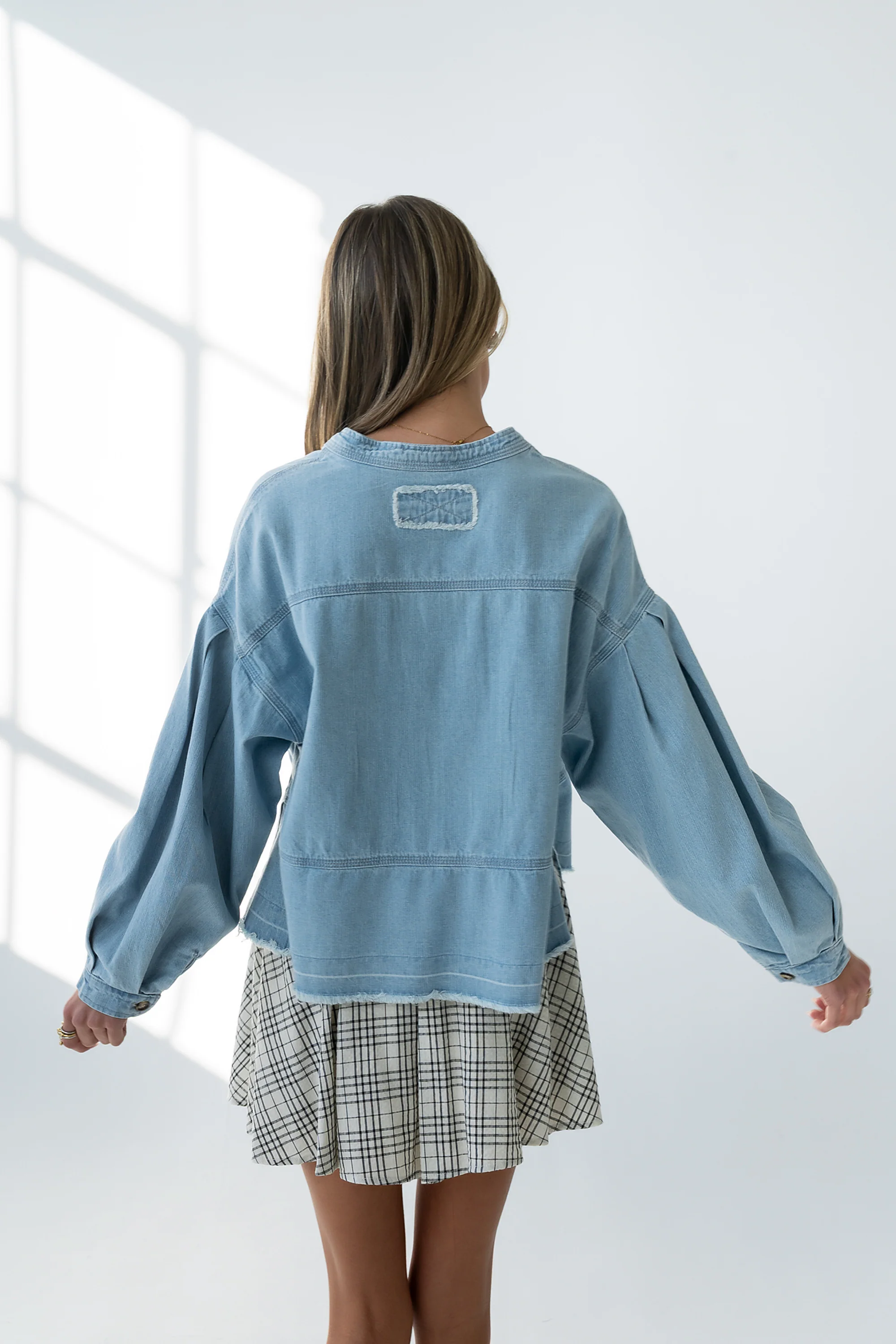 Tessa Denim Top - Image 2
