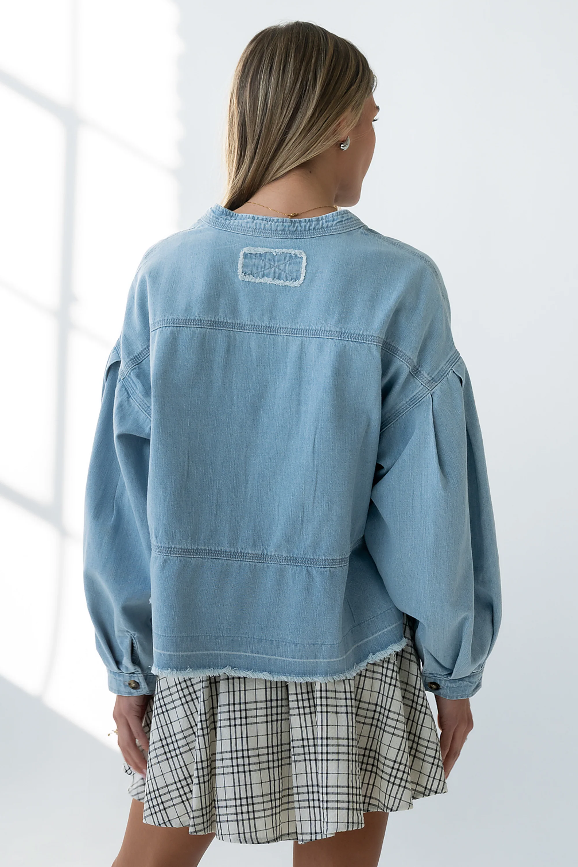 Tessa Denim Top - Image 6
