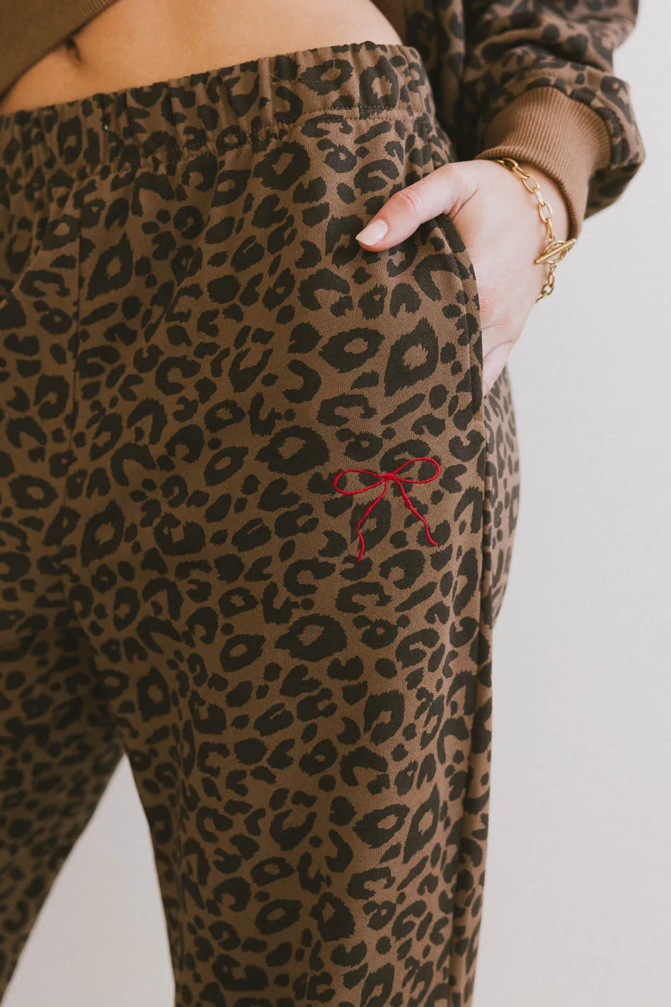 Tessa Leopard Sweatpants - FINAL SALE - Image 2