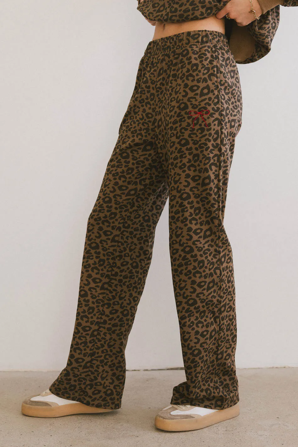 Tessa Leopard Sweatpants - FINAL SALE - Image 3