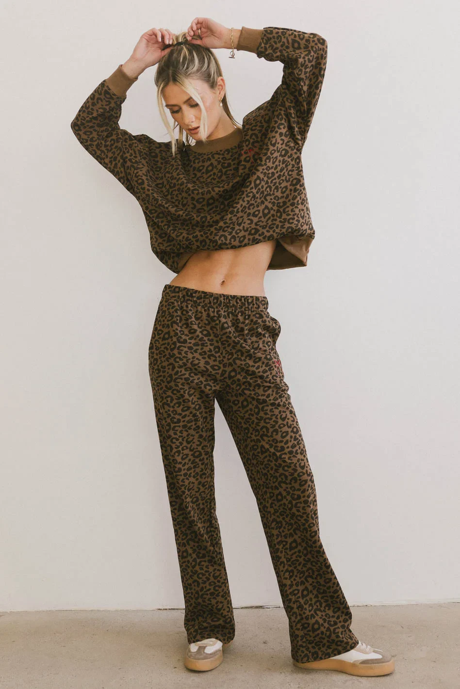 Tessa Leopard Sweatpants - FINAL SALE - Image 4
