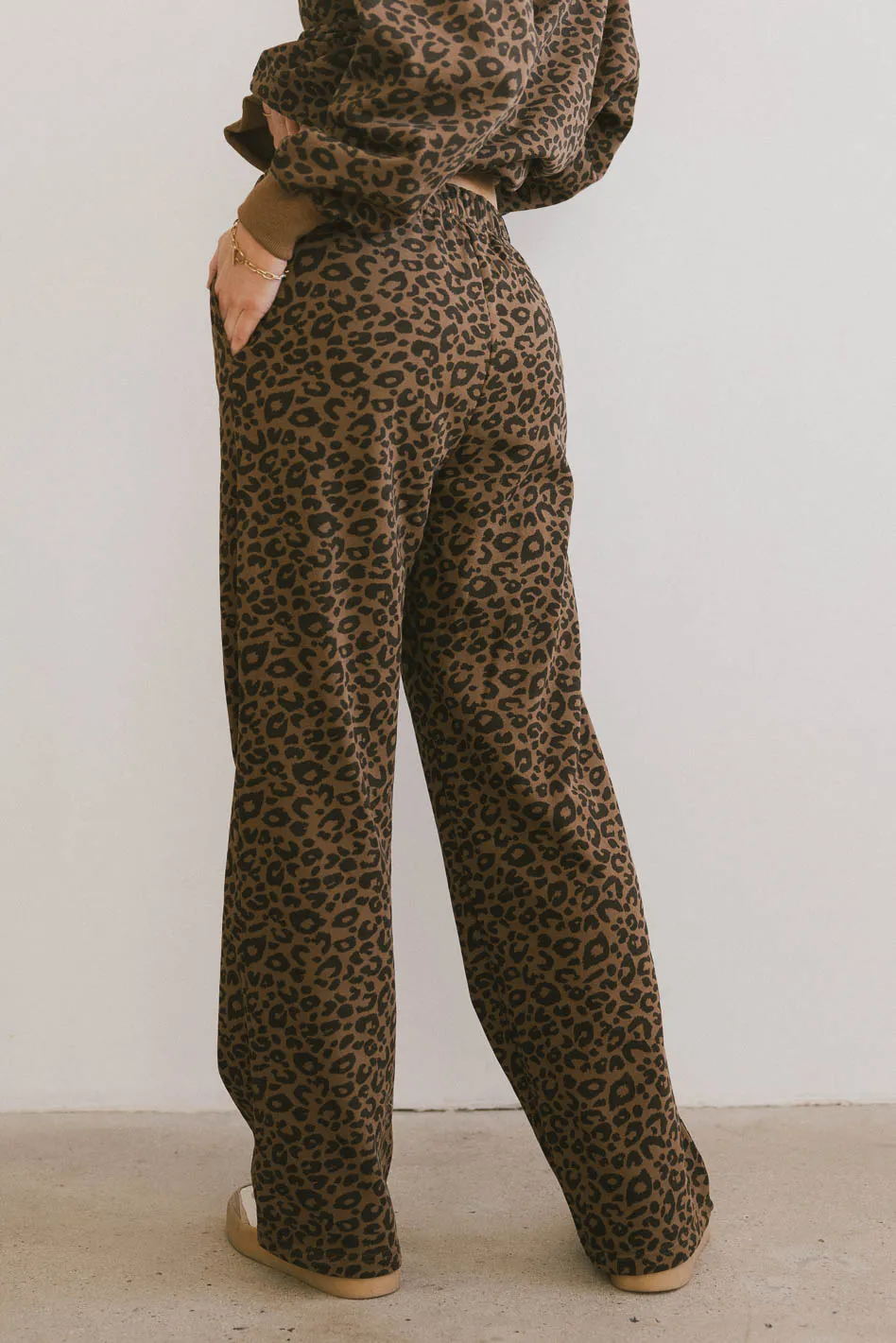 Tessa Leopard Sweatpants - FINAL SALE - Image 5