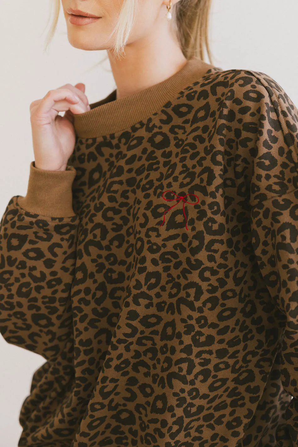 Tessa Leopard Sweatshirt - FINAL SALE
