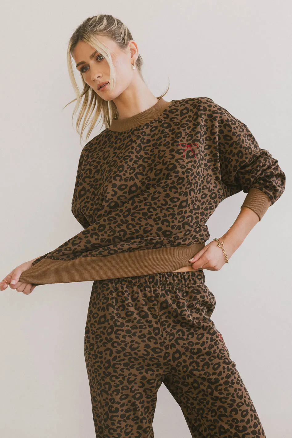 Tessa Leopard Sweatshirt - FINAL SALE - Image 3