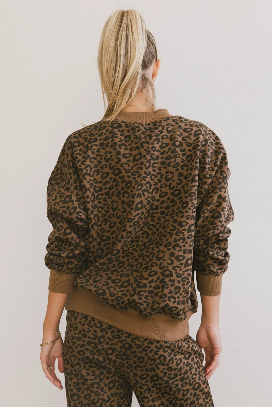 Tessa Leopard Sweatshirt - FINAL SALE - Image 5