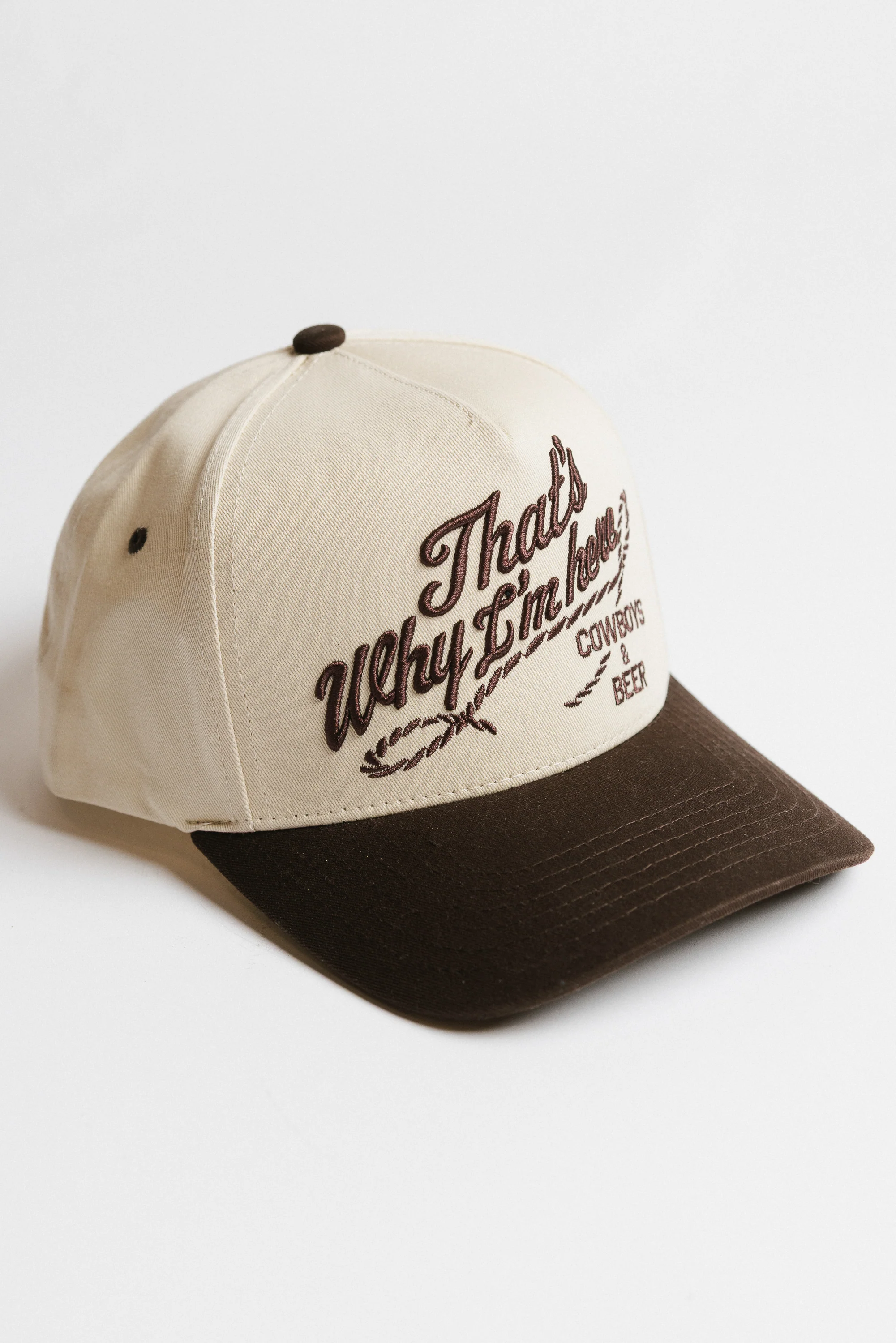 That's Why I'm Here Baseball Cap - Image 4