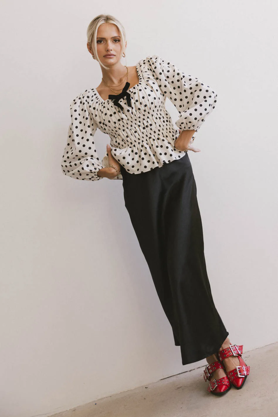 The Velveteen Bow Blouse - FINAL SALE - Image 2