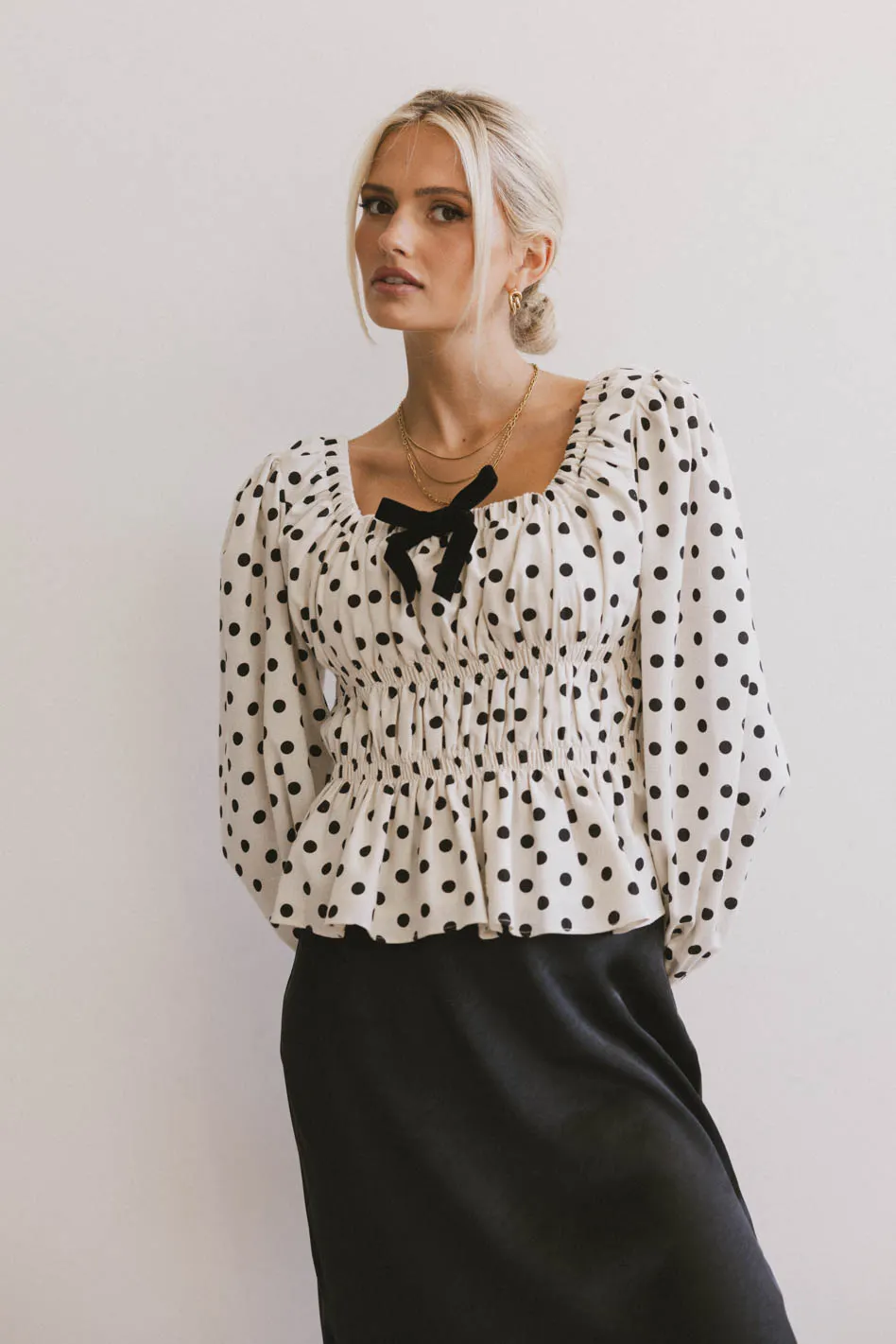 The Velveteen Bow Blouse - FINAL SALE - Image 5