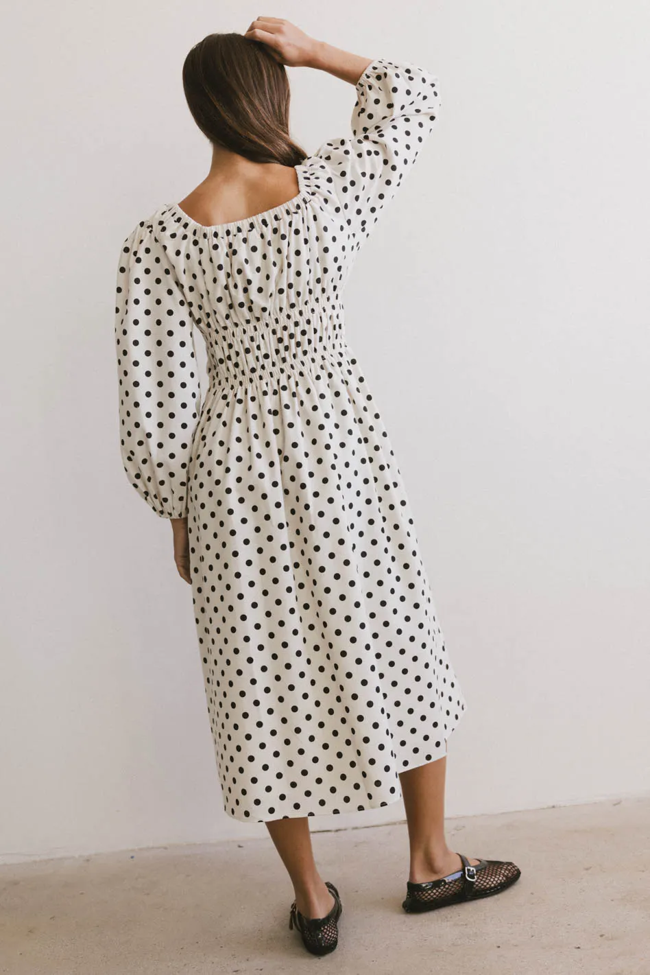 The Velveteen Bow Midi Dress - FINAL SALE - Image 6