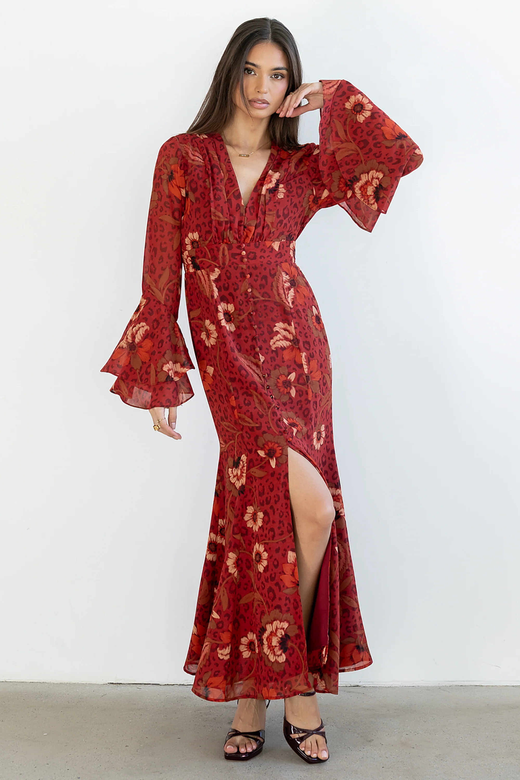 Theo Floral Maxi Dress - FINAL SALE - Image 3