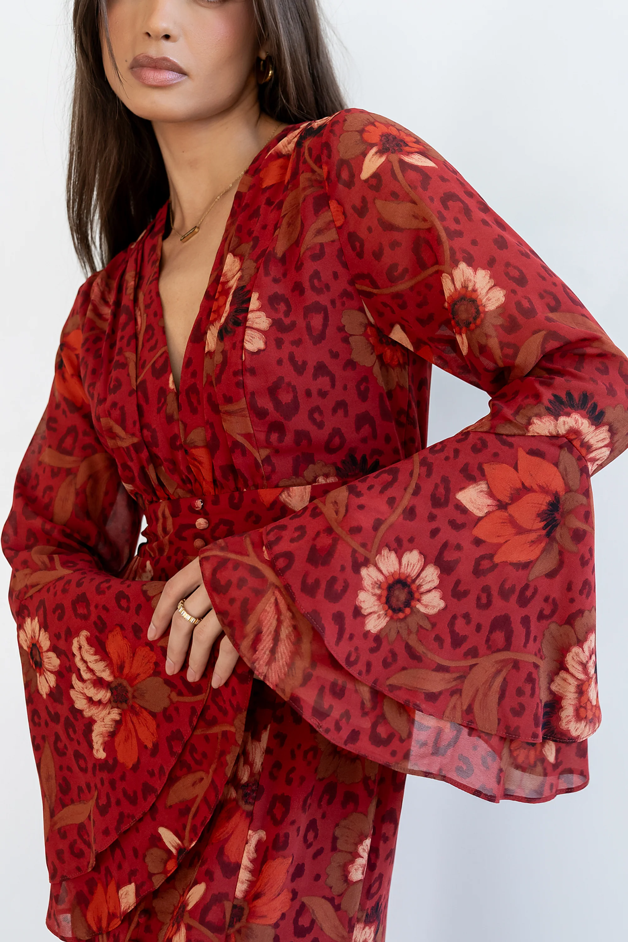 Theo Floral Maxi Dress - FINAL SALE - Image 4