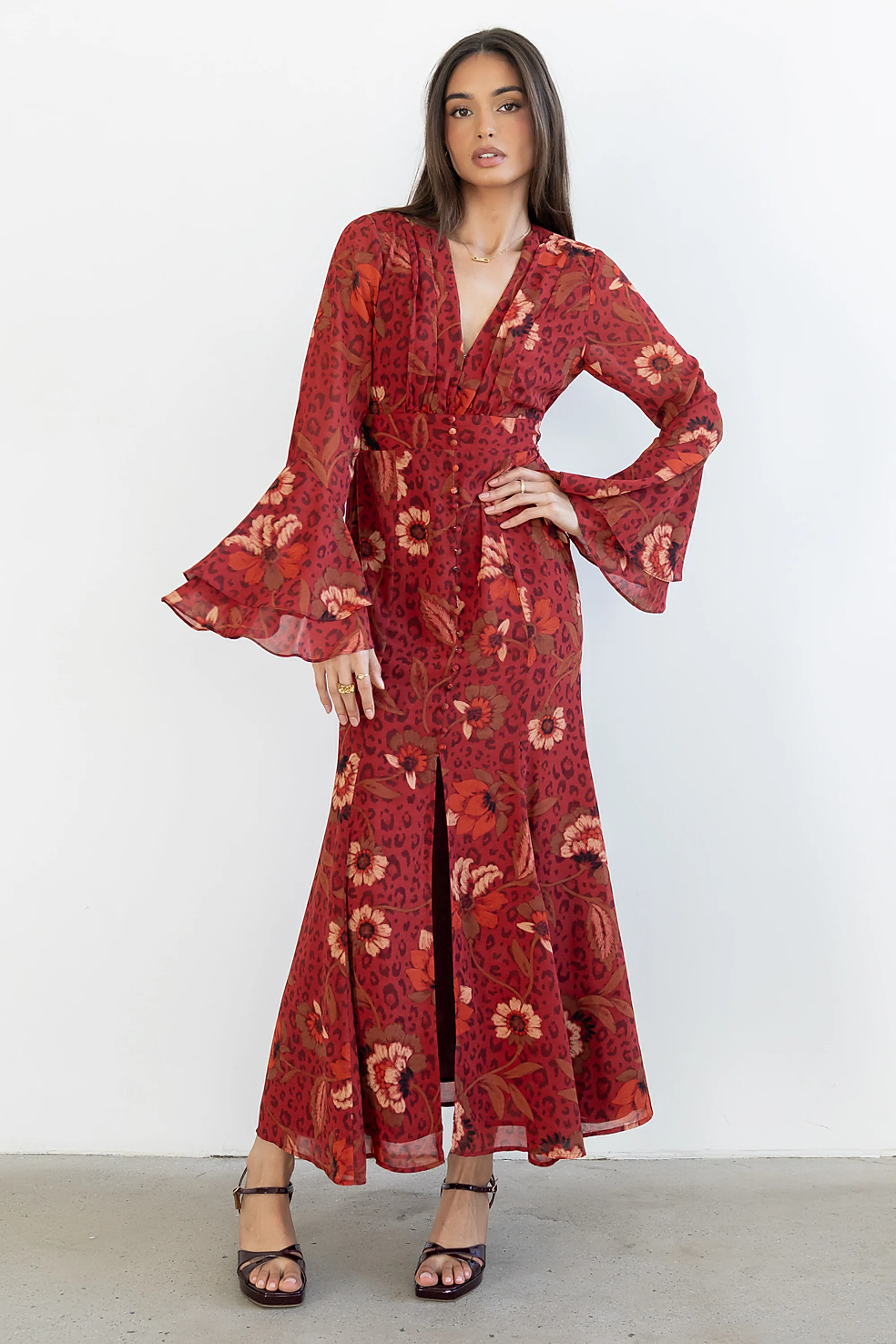 Theo Floral Maxi Dress - FINAL SALE - Image 5