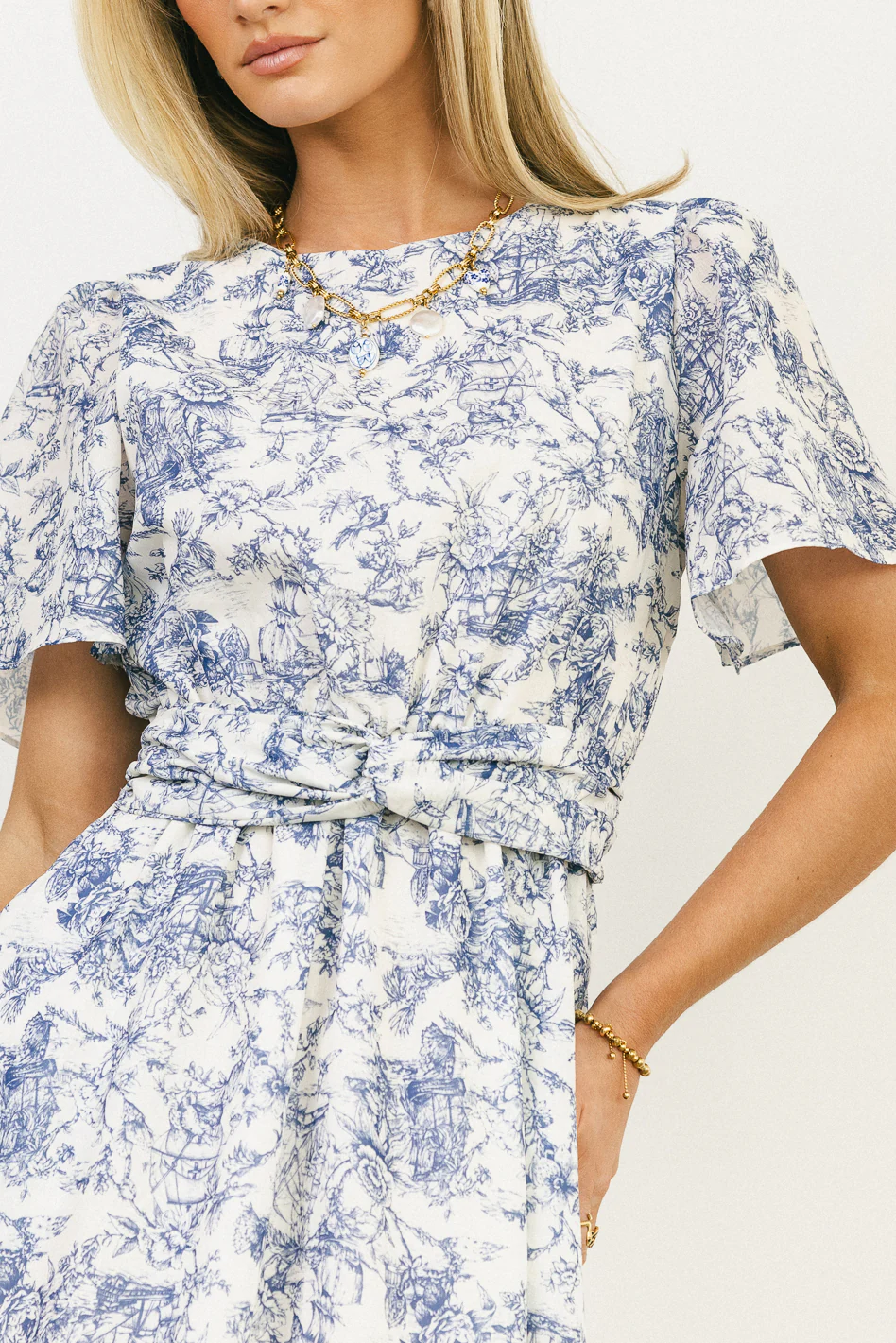 Theresa Floral Midi Dress - FINAL SALE - Image 3