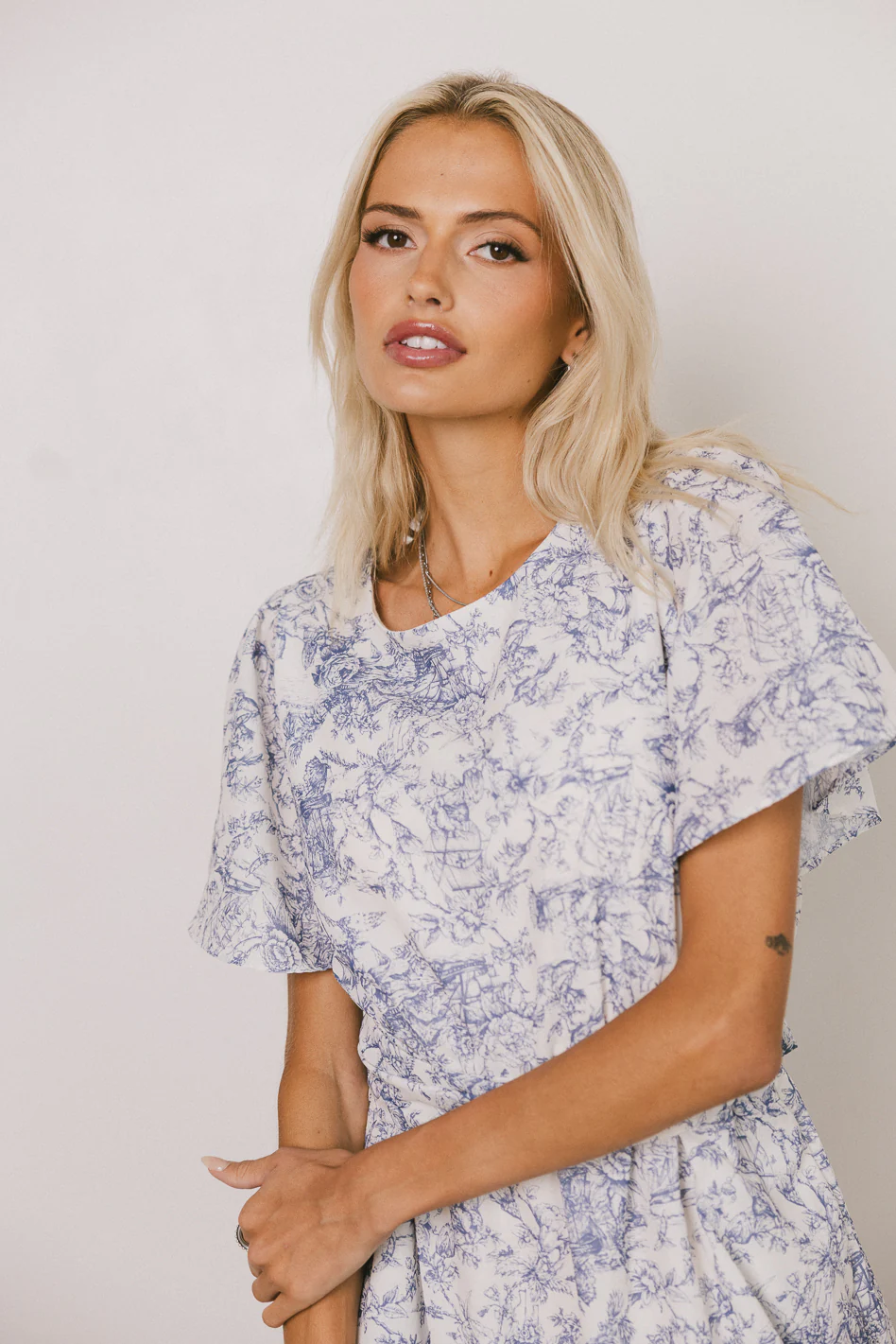 Theresa Floral Midi Dress - FINAL SALE - Image 5