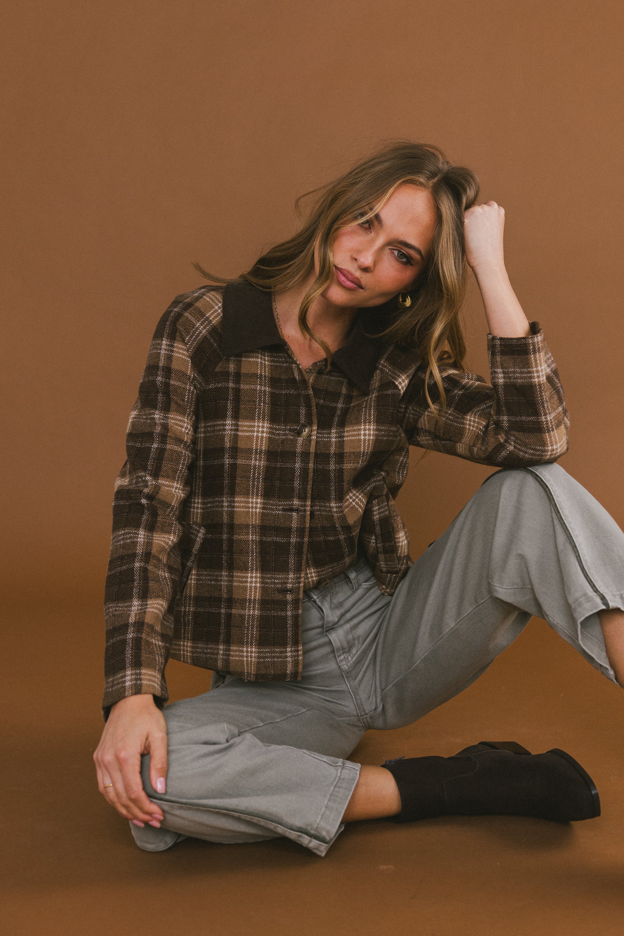 Tina Plaid Jacket - Image 2