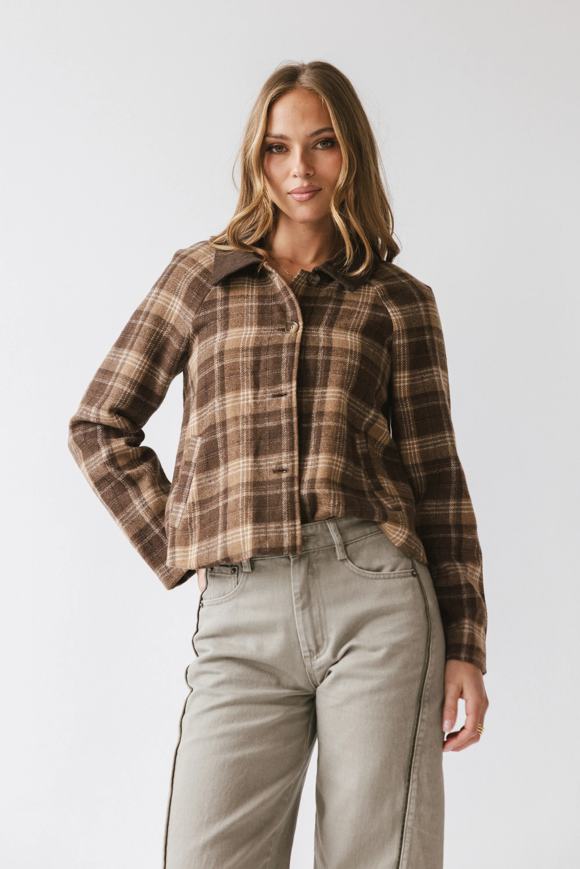 Tina Plaid Jacket - Image 5