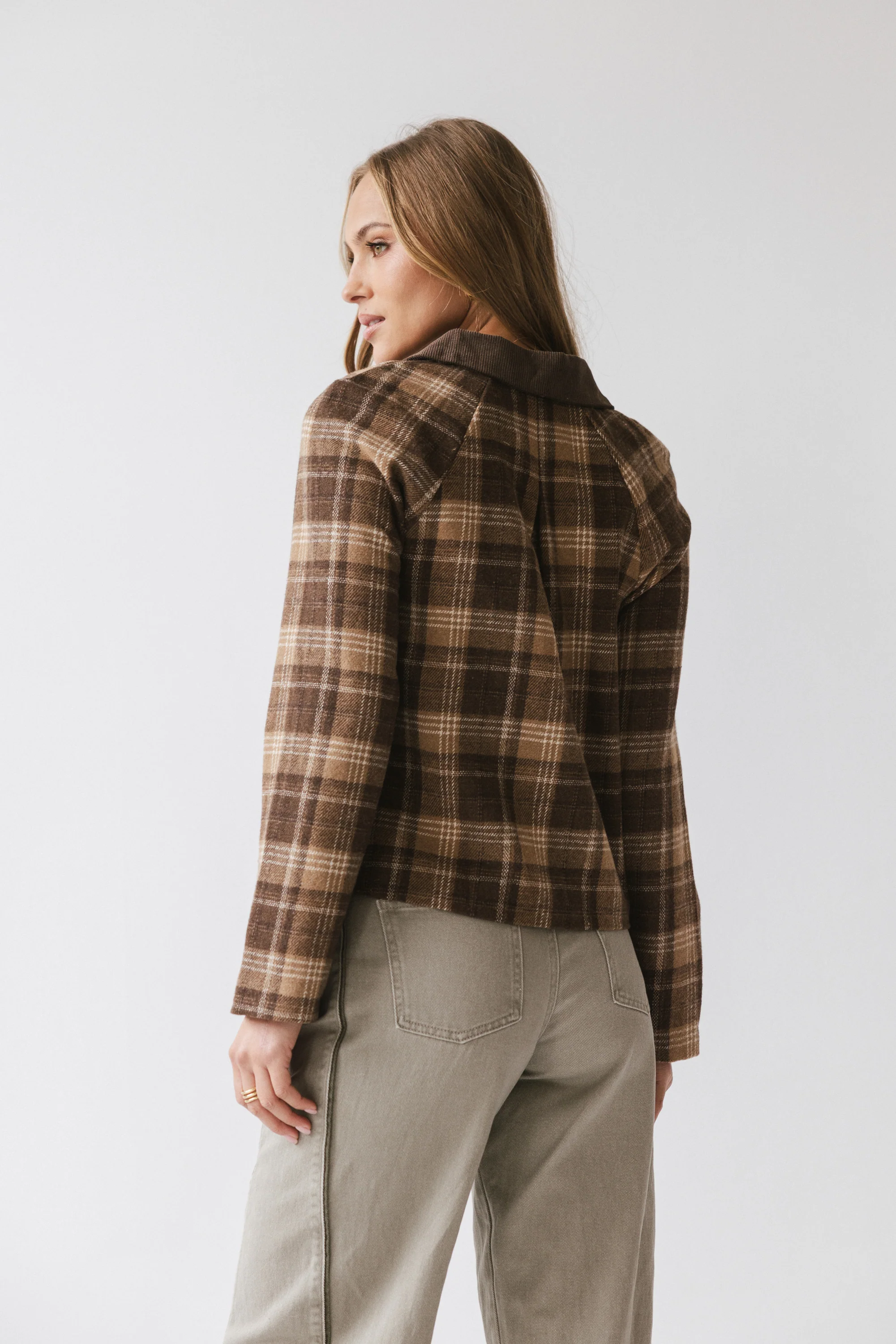 Tina Plaid Jacket - Image 6