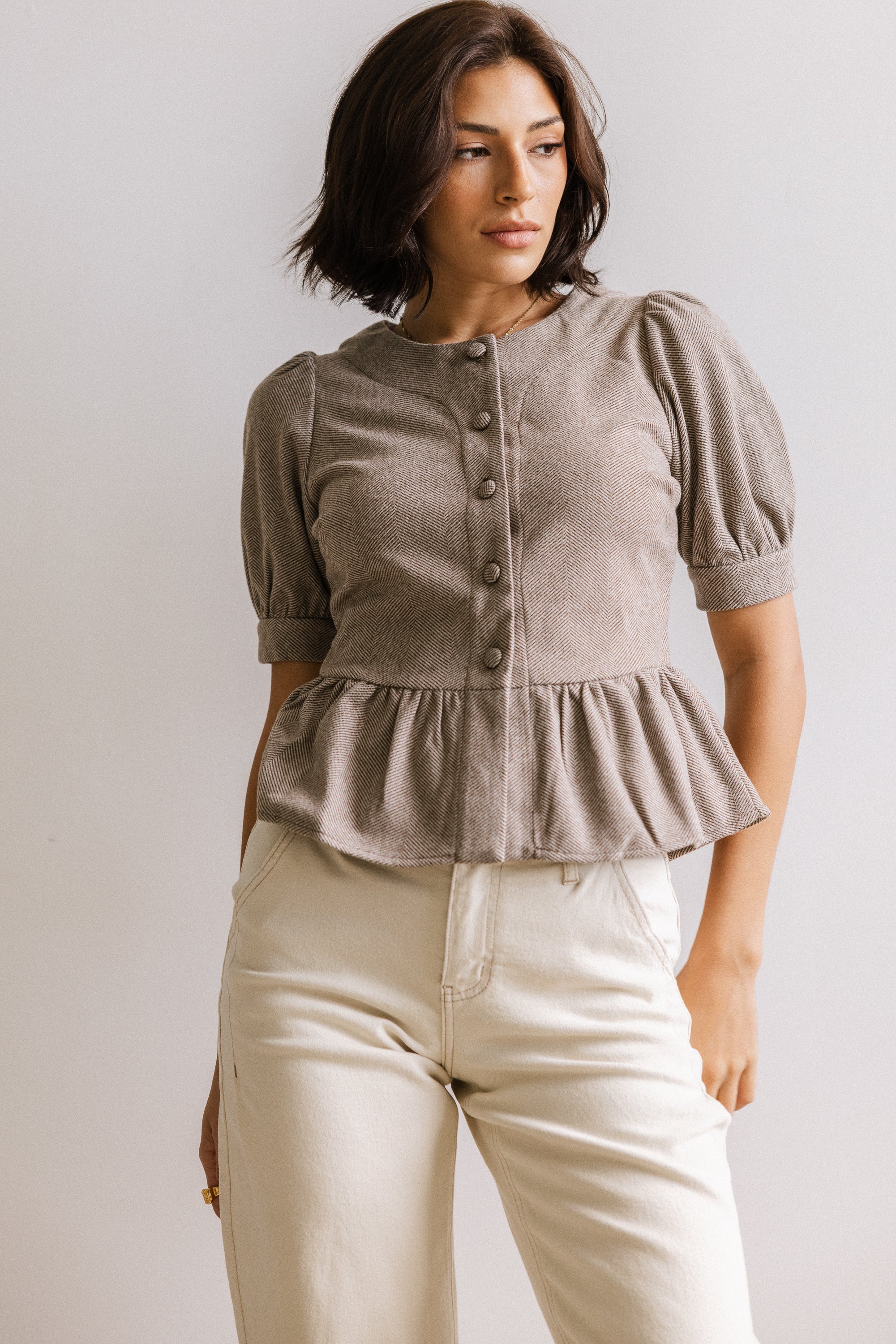 Tisha Peplum Blouse - FINAL SALE - Image 5