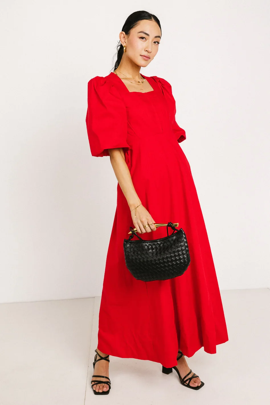 Tobias Woven Bag in Black - Image 3