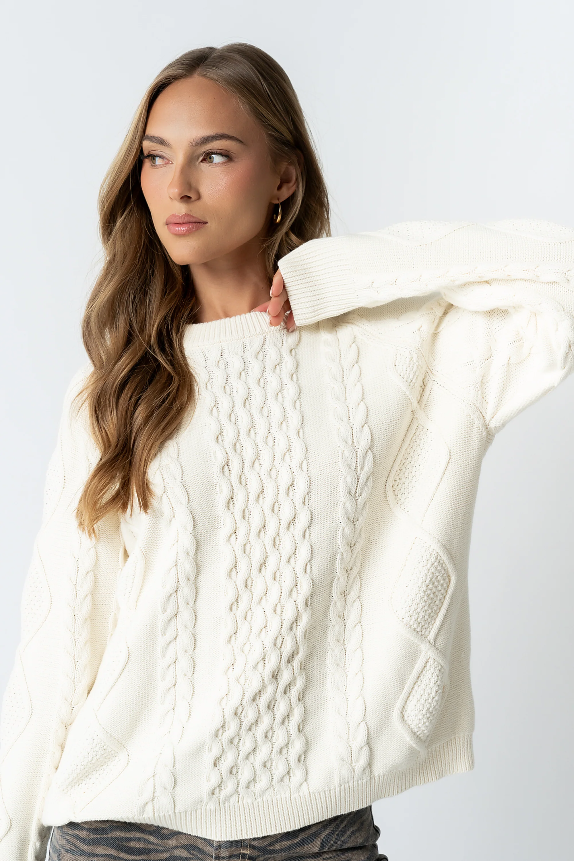 Toni Cable Knit Sweater - FINAL SALE - Image 2