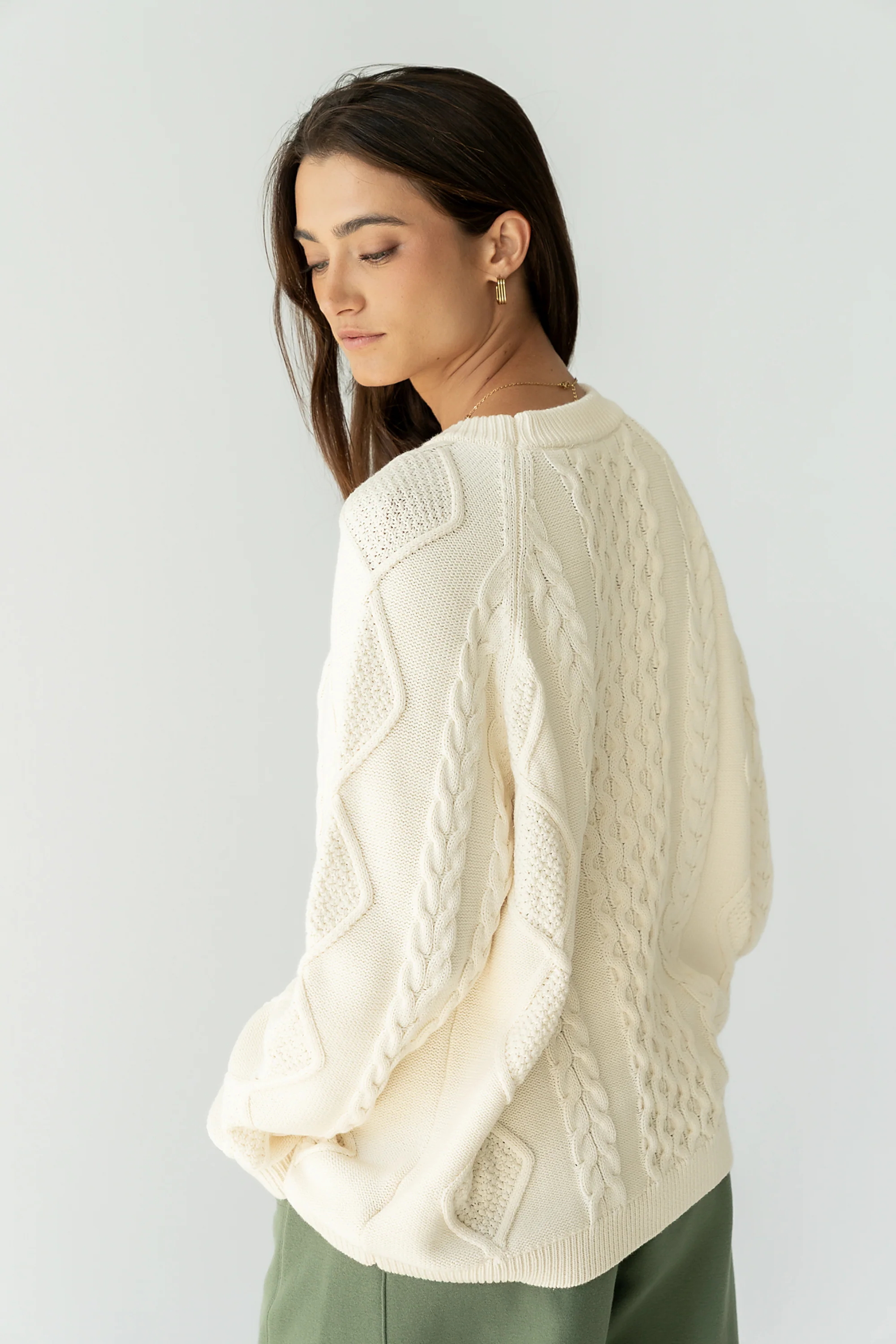 Toni Cable Knit Sweater - FINAL SALE - Image 6