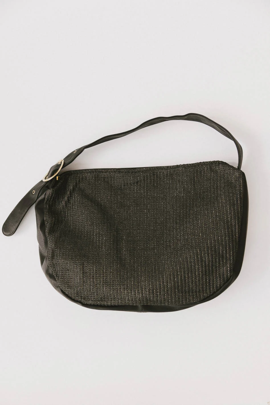 Toulouse Woven Tote in Black - FINAL SALE - Image 4