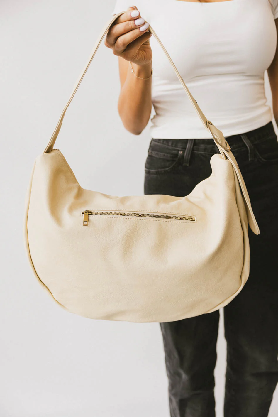 Toulouse Woven Tote in Ivory - FINAL SALE - Image 4