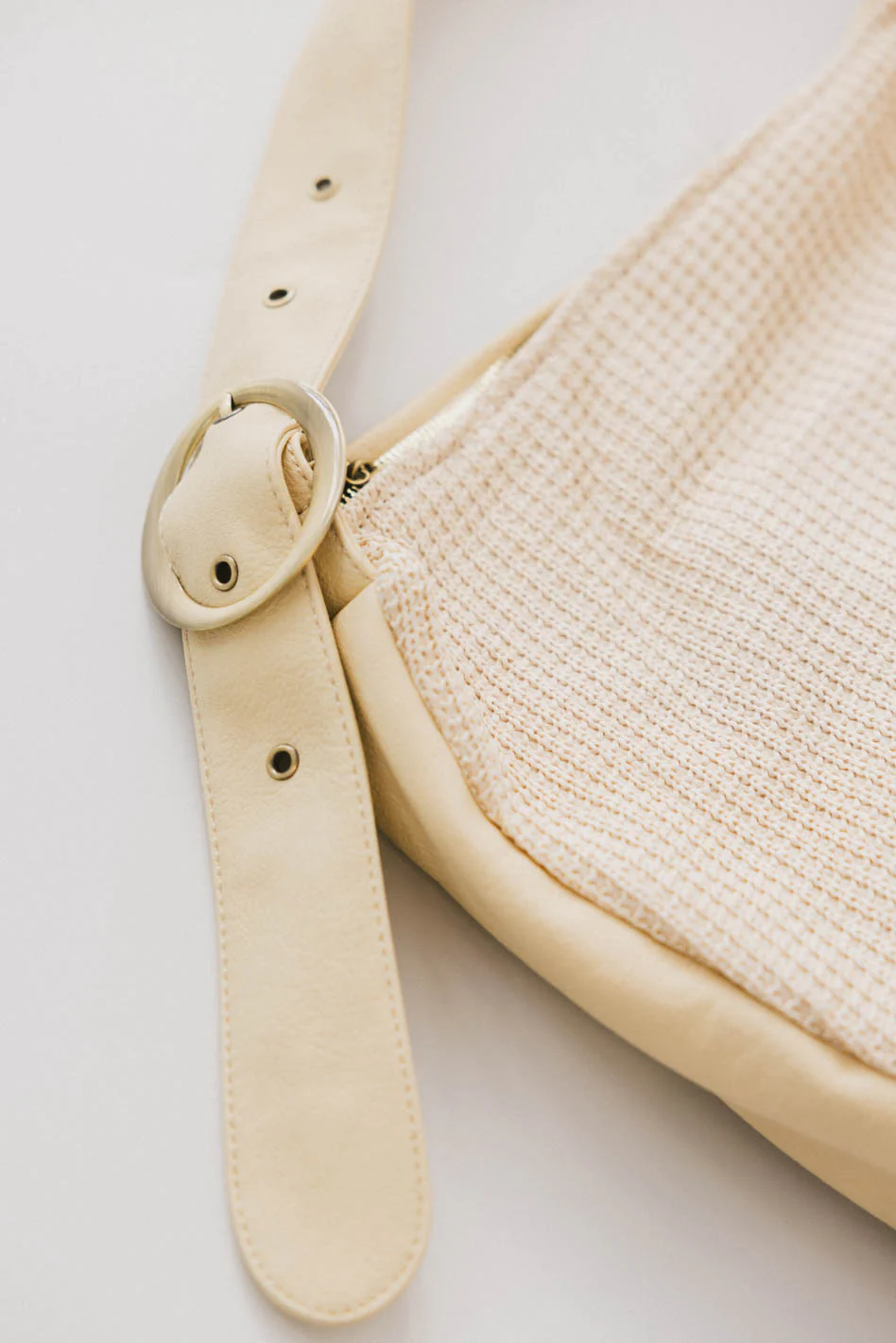 Toulouse Woven Tote in Ivory - FINAL SALE - Image 5