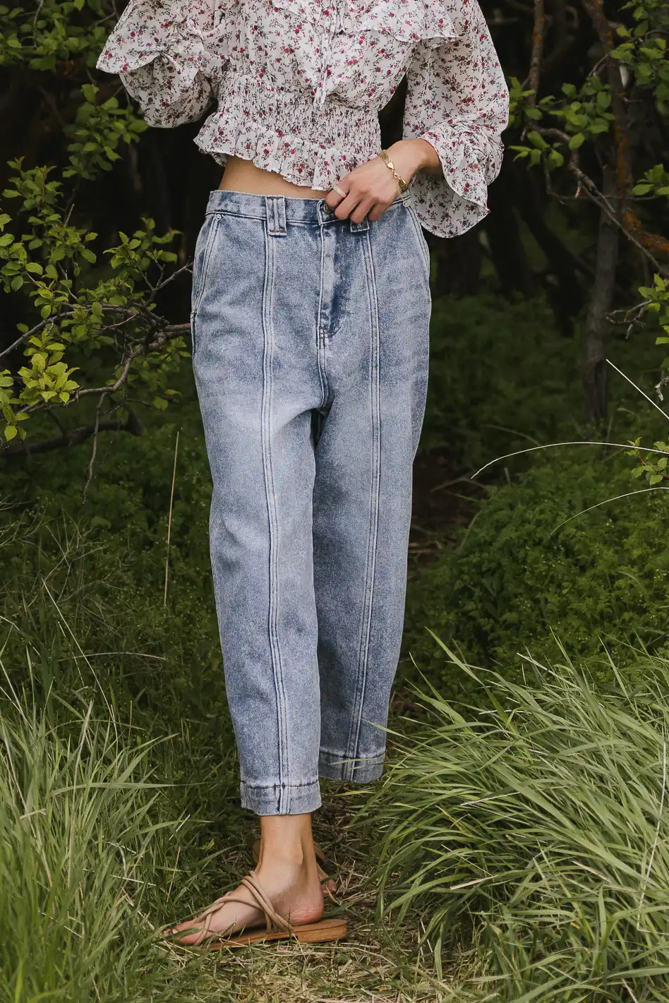 Towy Cropped Straight Leg Jeans - FINAL SALE - Image 3