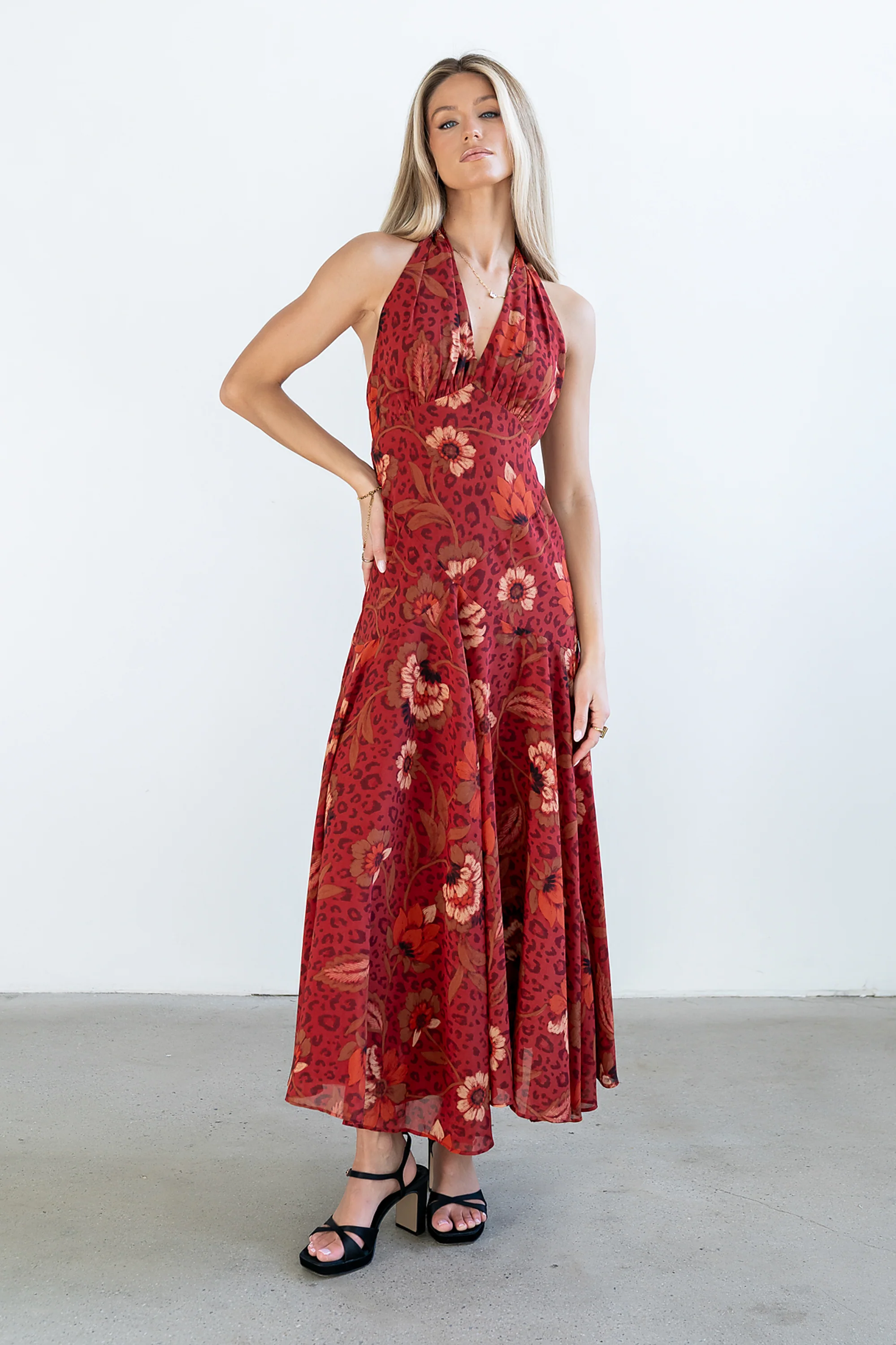 Tracey Halter Maxi Dress - Image 3