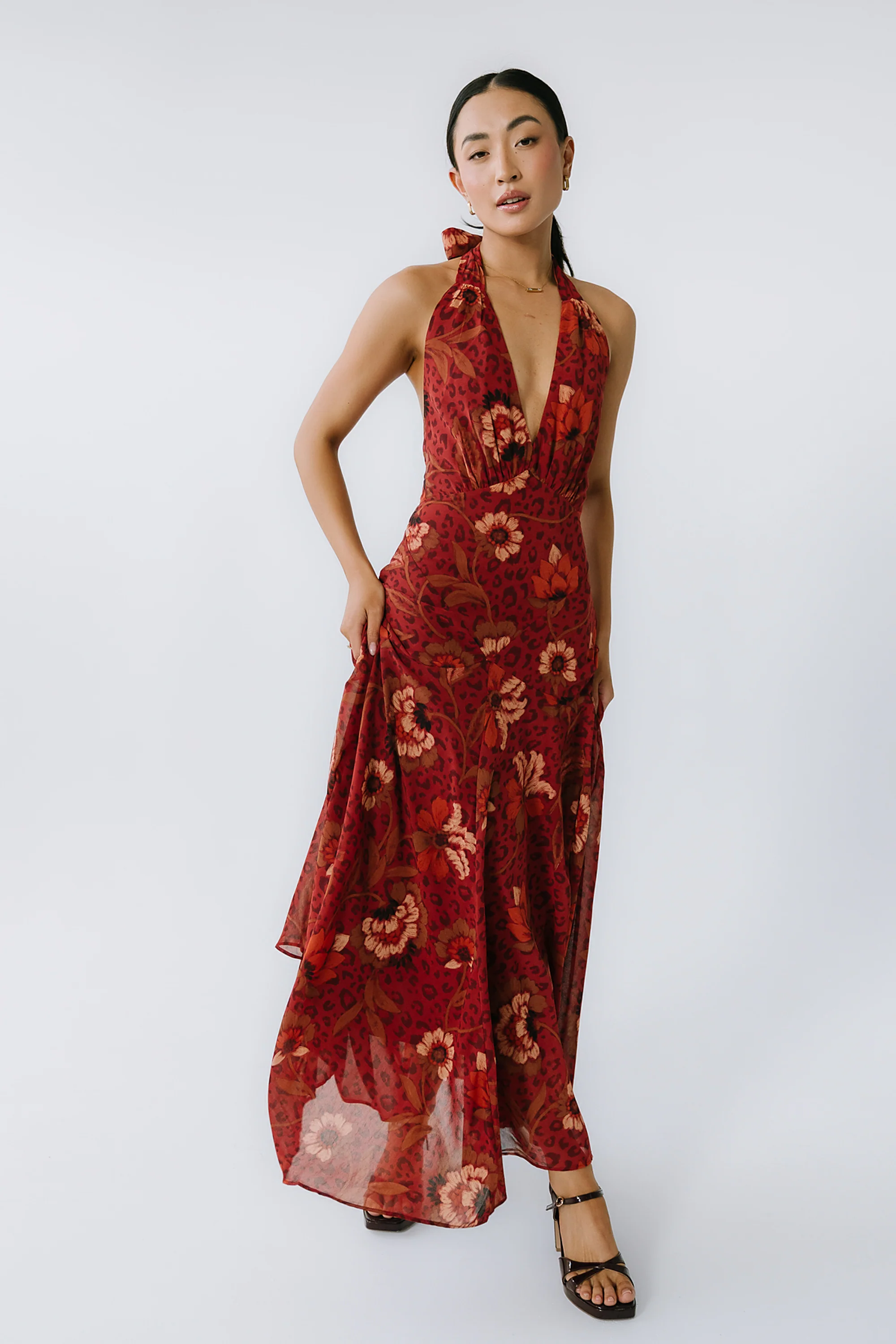 Tracey Halter Maxi Dress - Image 6
