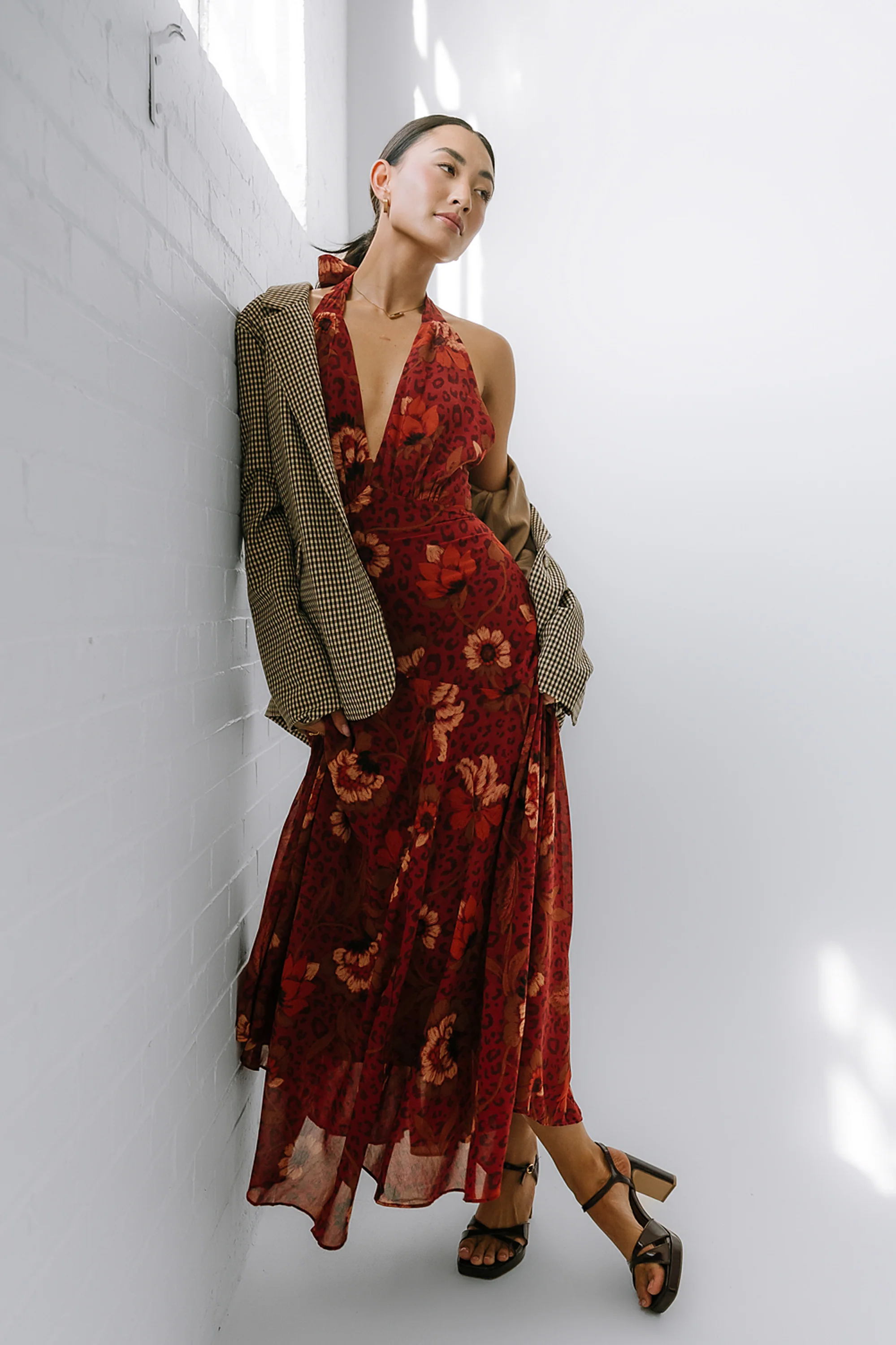 Tracey Halter Maxi Dress - Image 8