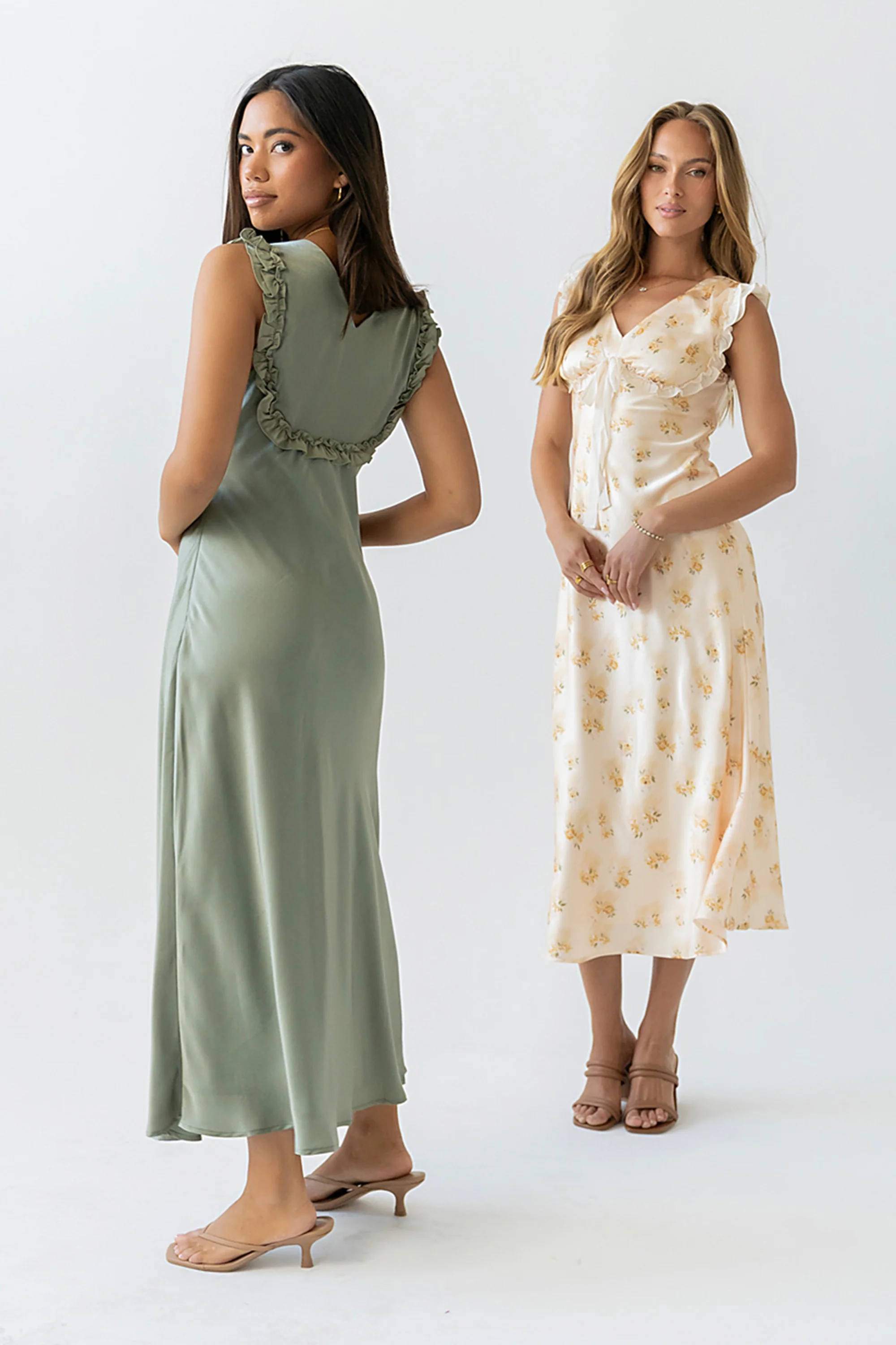 Tracey Maxi Dress in Yellow - Image 2