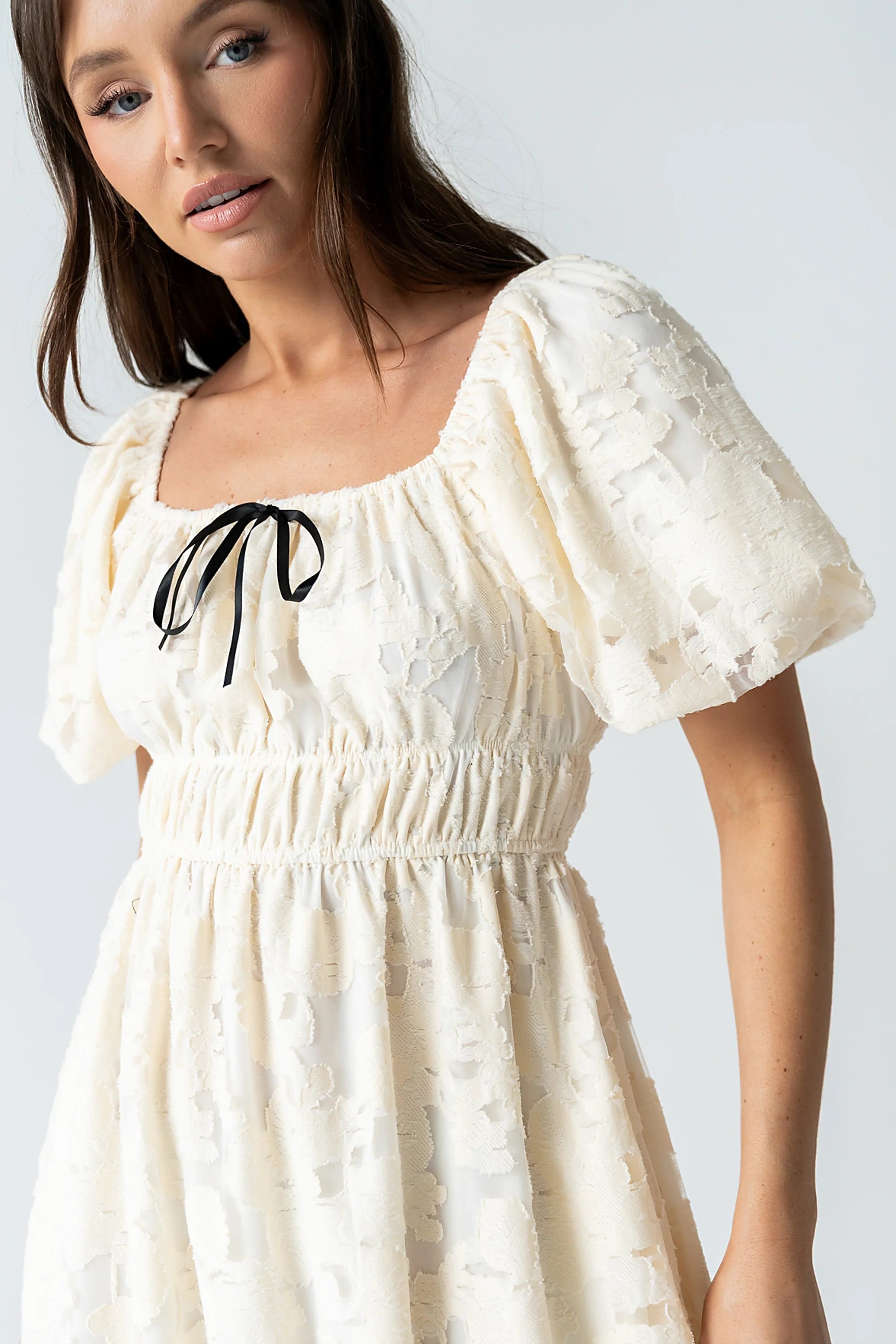 Tracie Sheer Midi Dress - Image 4