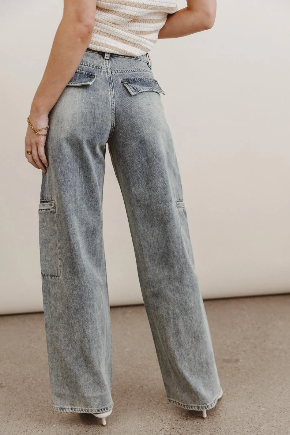 Trenten Wide Leg Jeans - FINAL SALE - Image 2