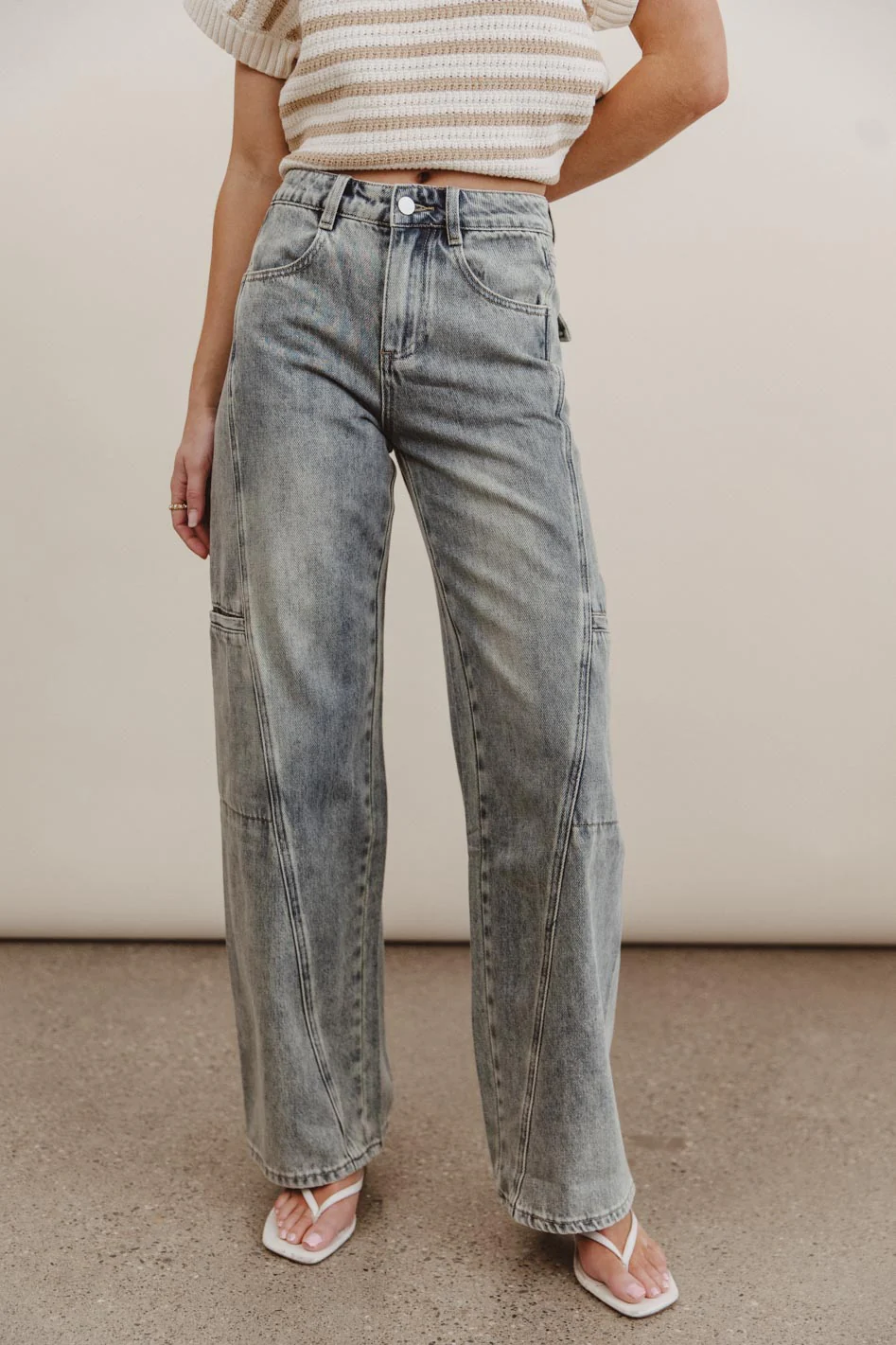 Trenten Wide Leg Jeans - FINAL SALE - Image 3