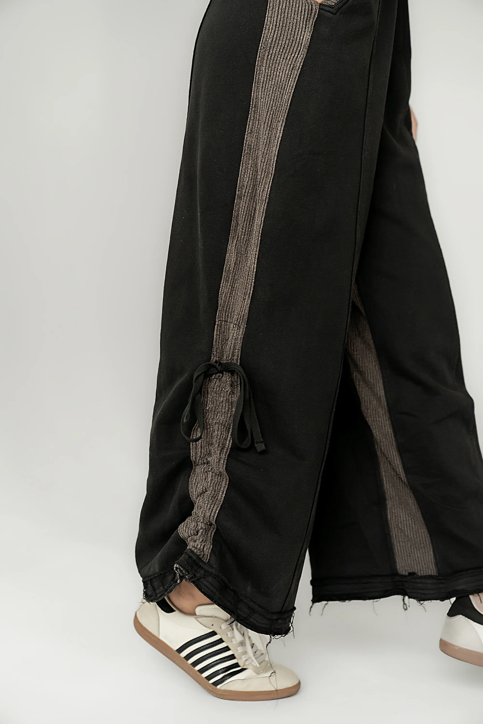 Tristan Knit Jumpsuit in Charcoal - Image 11