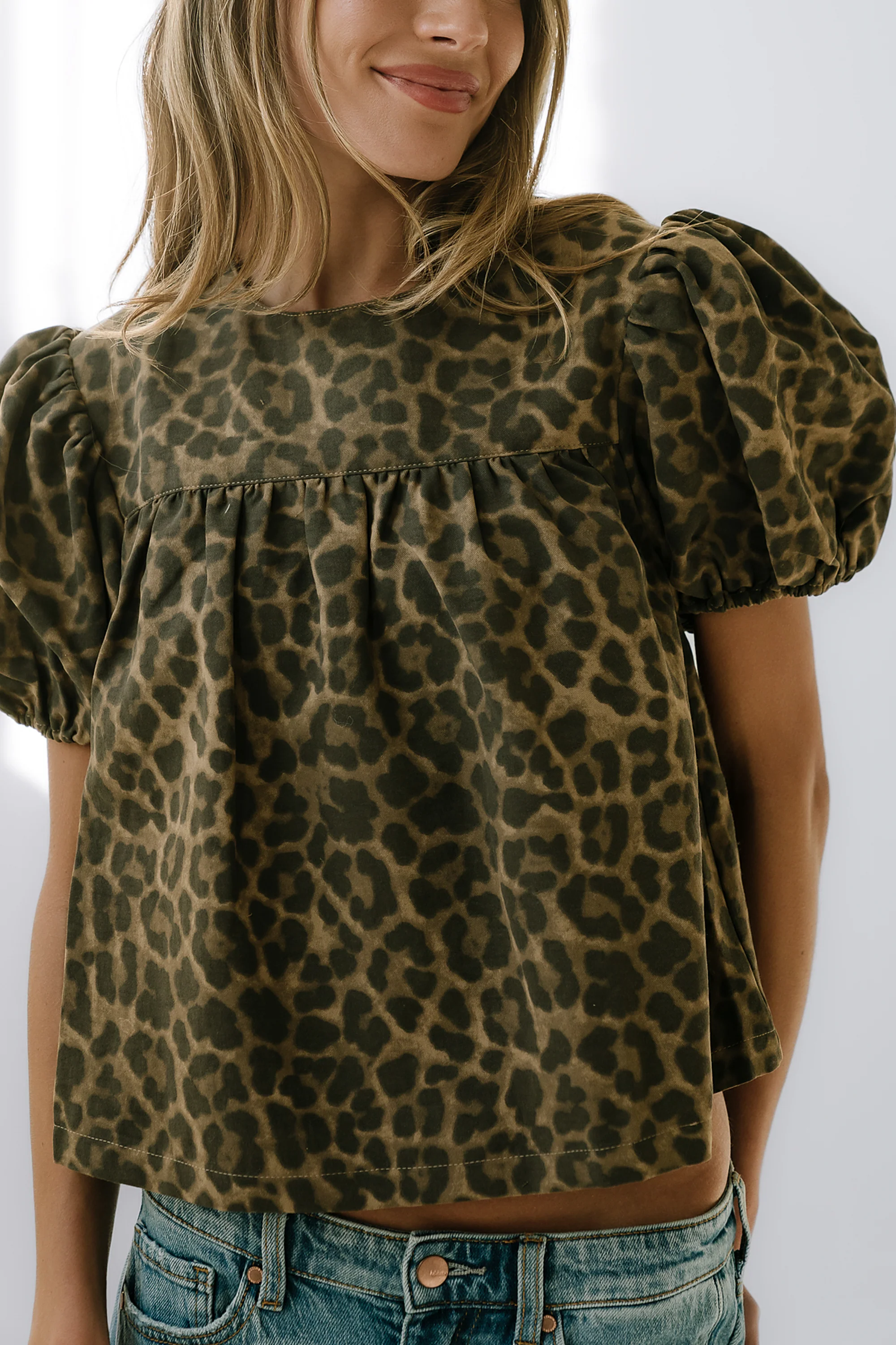 Trixie Leopard Blouse - Image 2