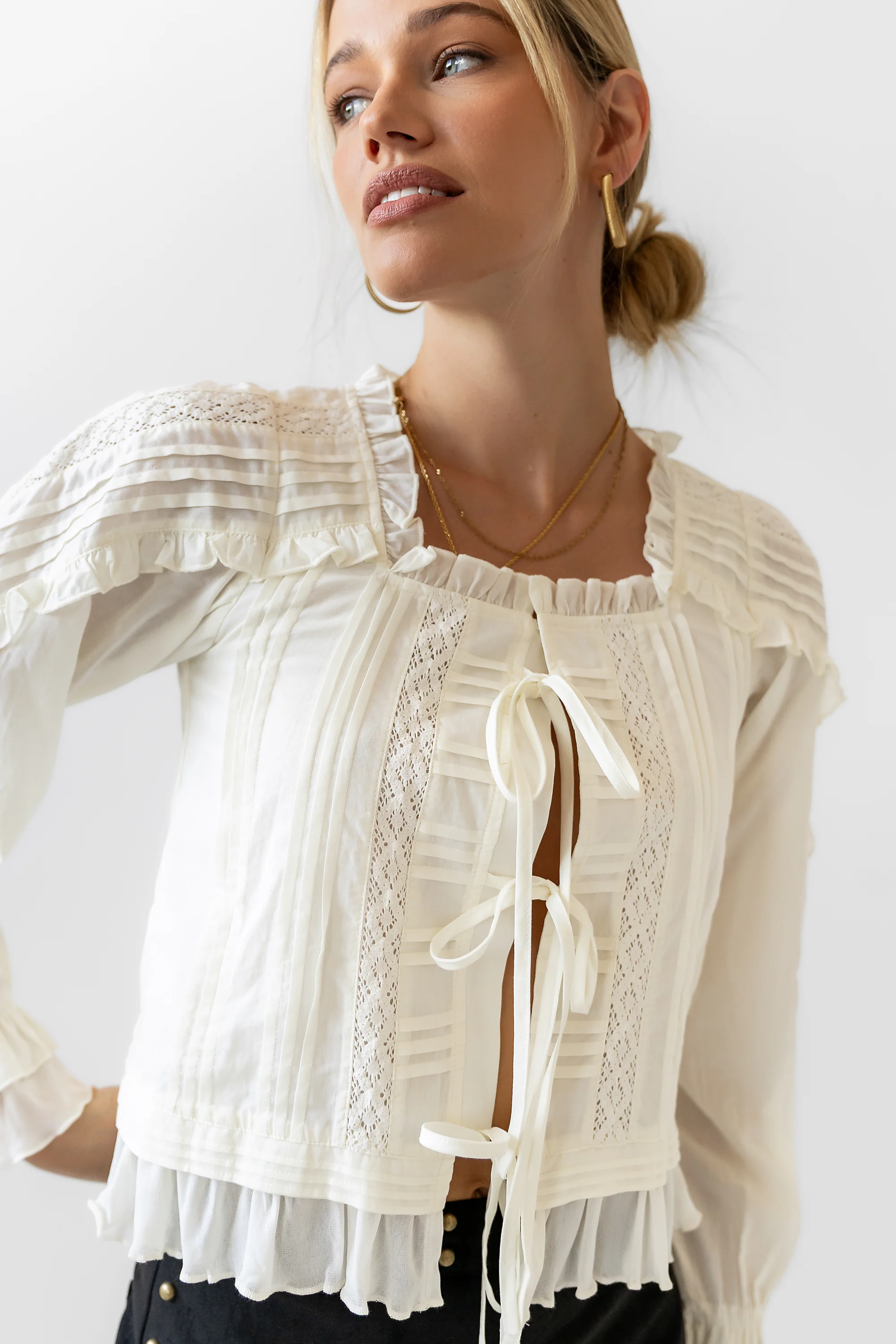 True Ruffle Blouse - FINAL SALE - Image 3